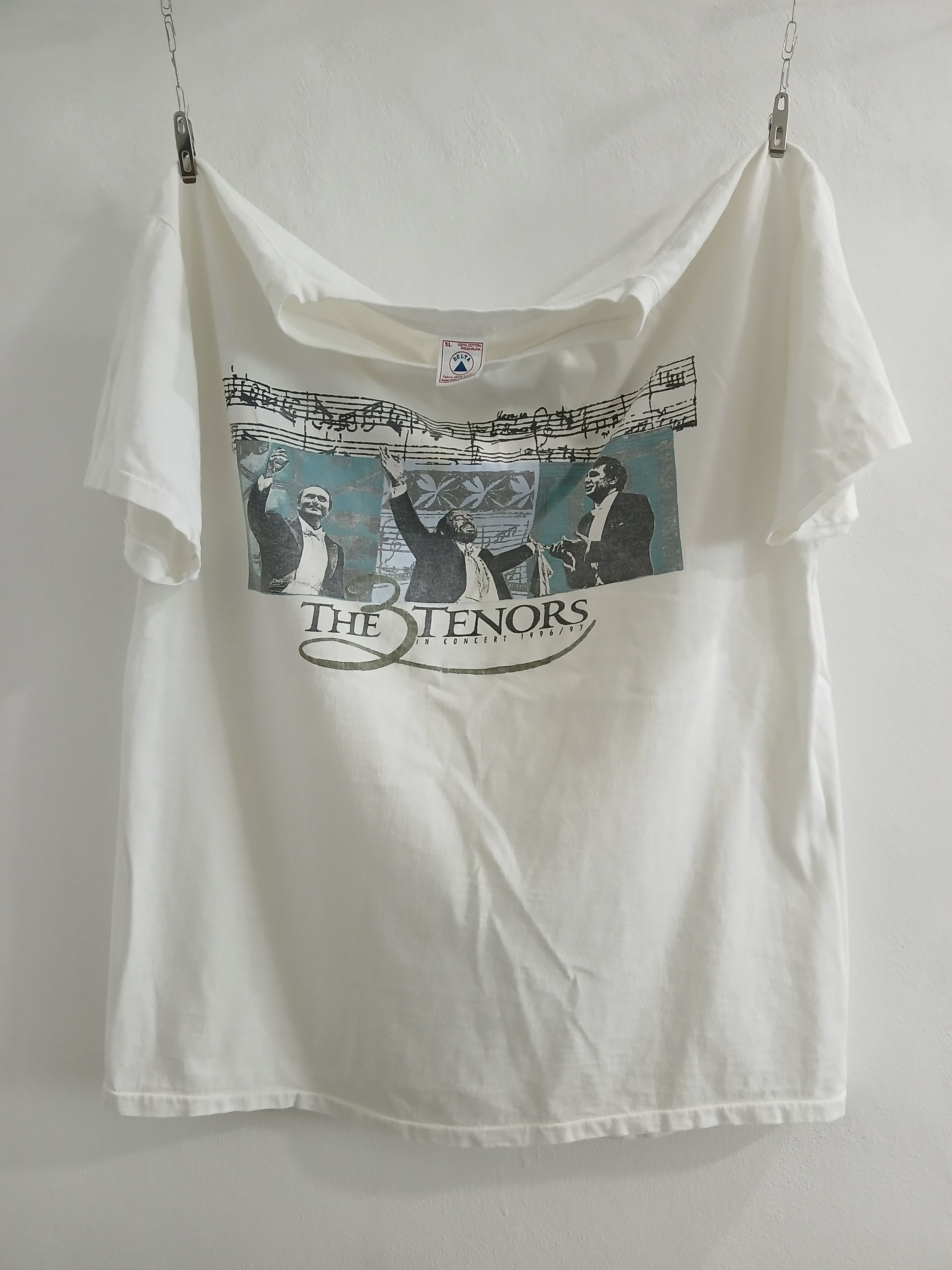 Band Tees THE TREE TENORS Opera Singing trio Group Vintage Tee 90's Size US XL / EU 56 / 4 - 2 Thumbnail
