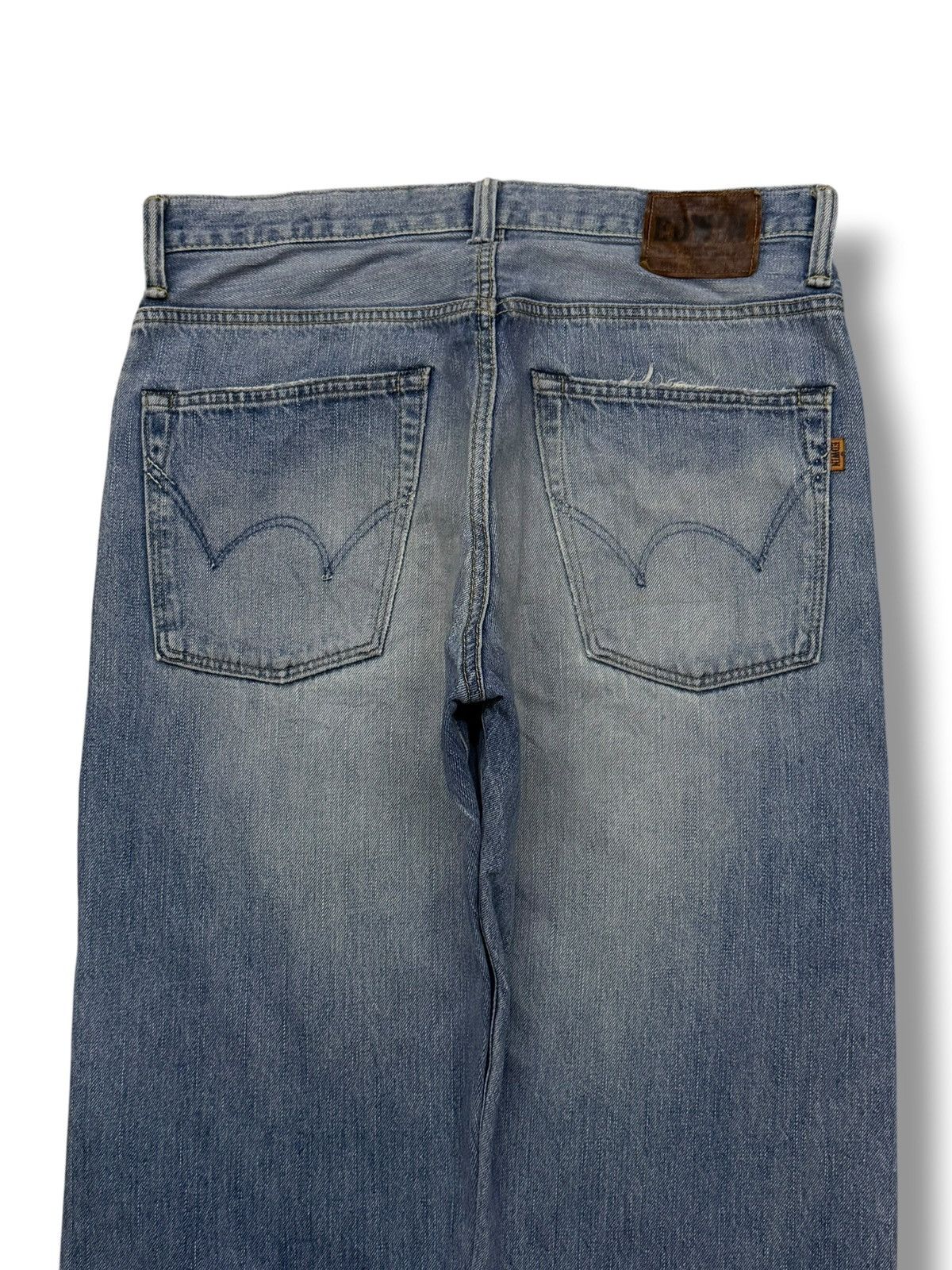 Edwin Vintage EDWIN 505Z Selvedge Denim Jeans Made in Japan | W33 Size US 33 - 5 Thumbnail