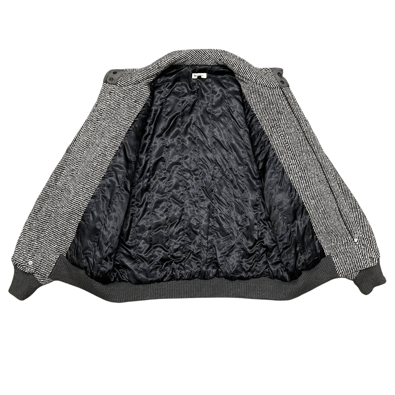 Issey Miyake Vintage Tom Collins Wool Bomber Jacket Issey Miyake Inspire Size US XL / EU 56 / 4 - 6 Thumbnail