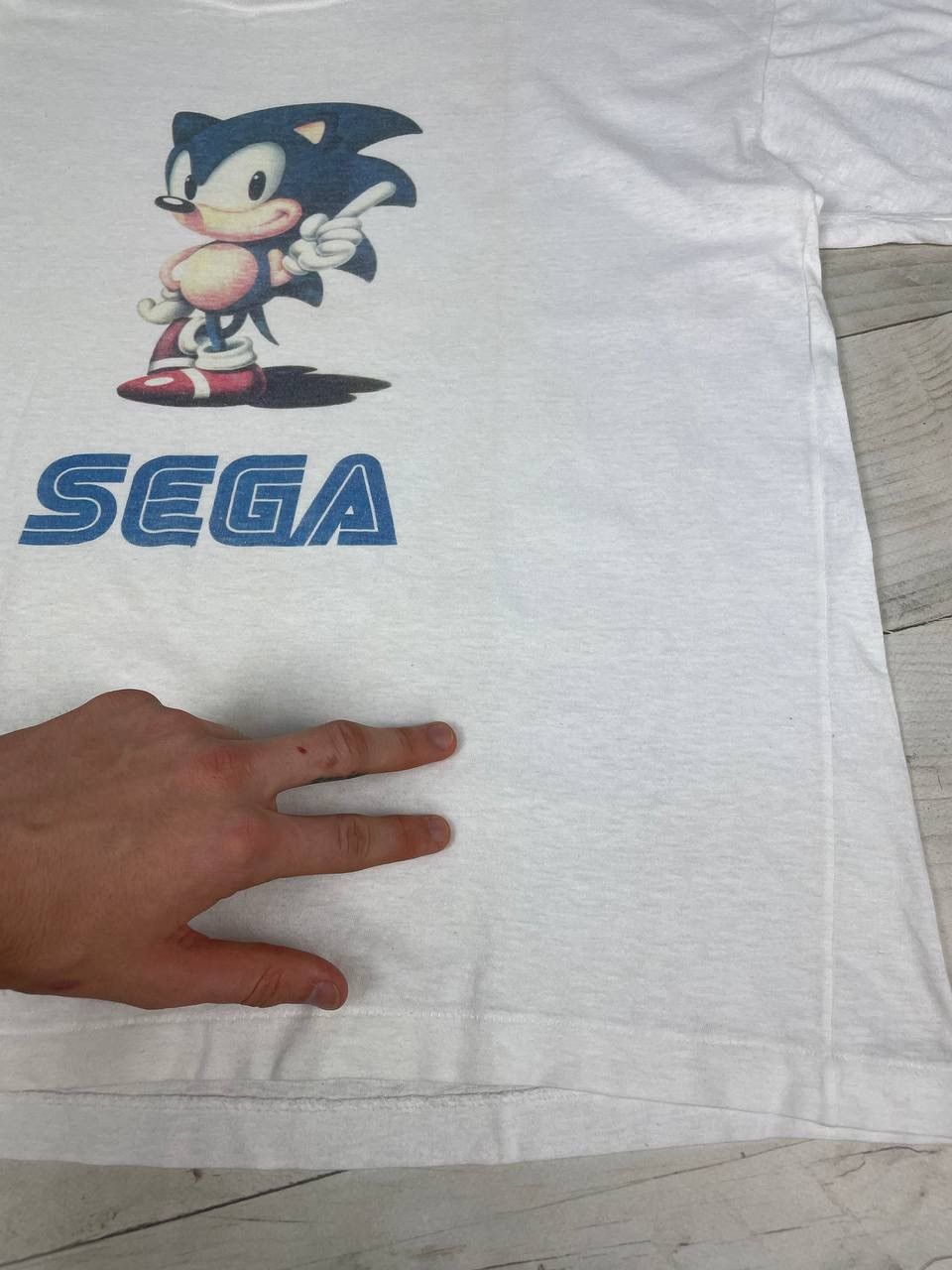 Other Vintage Sega Sonic The Hedgehog T-Shirt 90s Game Promo Size US L / EU 52-54 / 3 - 5 Thumbnail