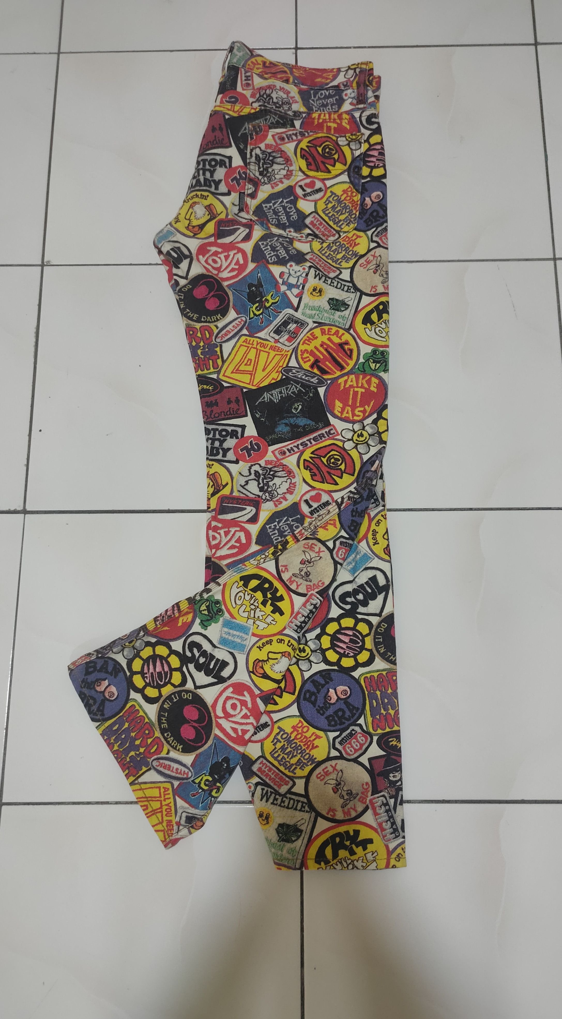 Hysteric Glamour × The Rolling Stones Hysteric glamour full print denim Size US 32 / EU 48 - 2 Thumbnail