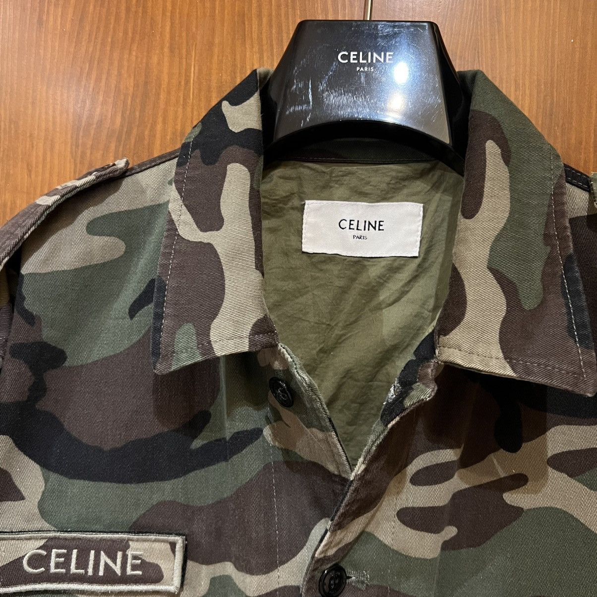 Celine Celine Saharienne Oversized Military Jacket Size US L / EU 52-54 / 3 - 6 Thumbnail