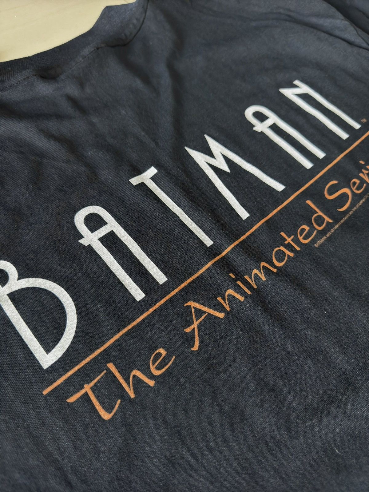 Warner Bros 1992 Batman The Animated Series DC Comics VTG Hanes Shirt Size US XL / EU 56 / 4 - 5 Thumbnail