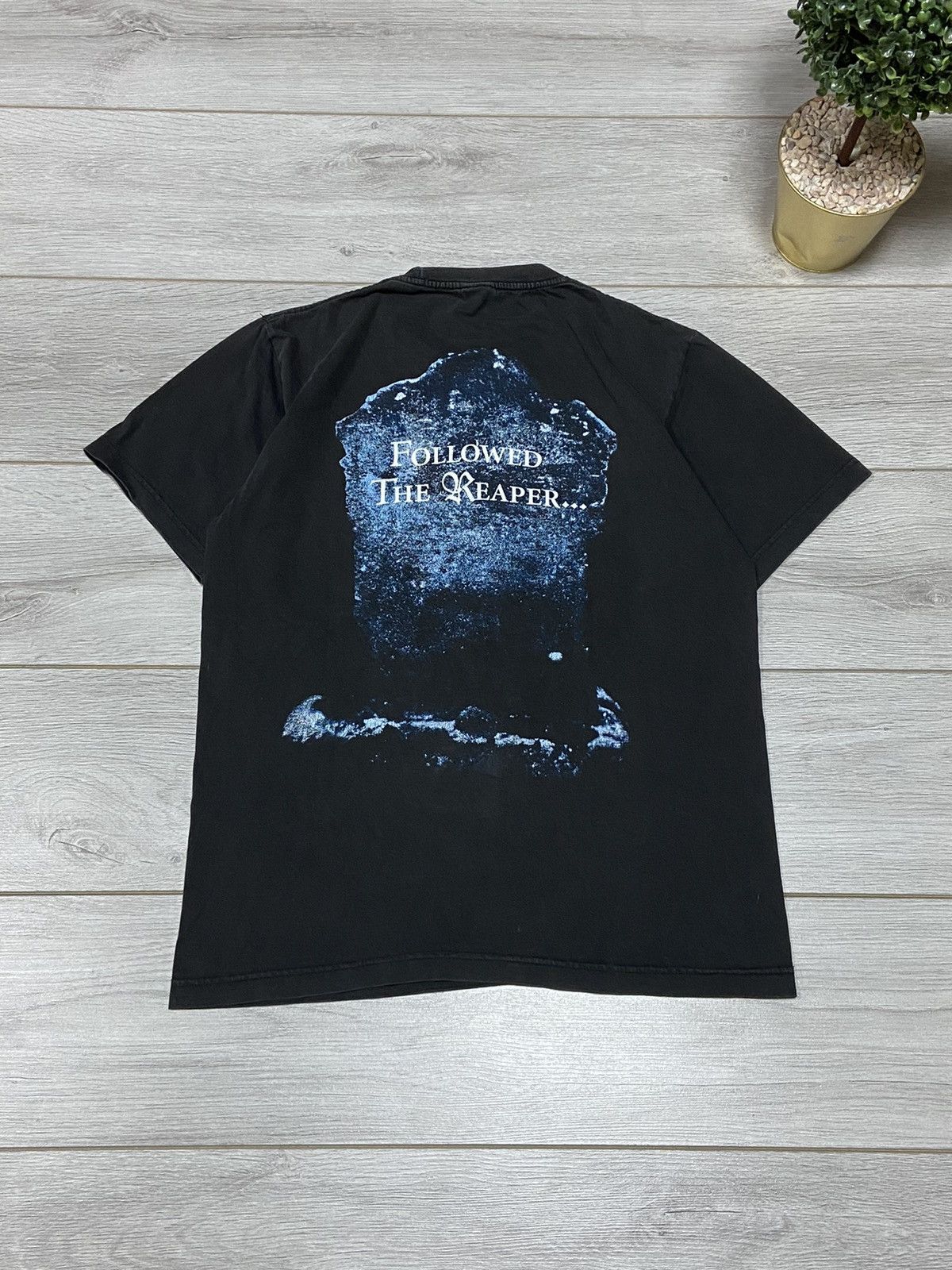 Band Tees Children of Bodom vintage over print big logo t-shirt 90s Size US M / EU 48-50 / 2 - 2 Thumbnail