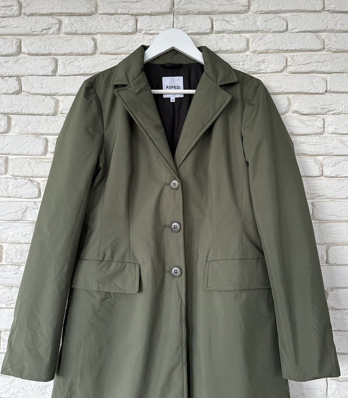 Aspesi ASPESI Italy Green Long Coat Jacket Women's Size M Size M / US 6-8 / IT 42-44 - 3 Thumbnail