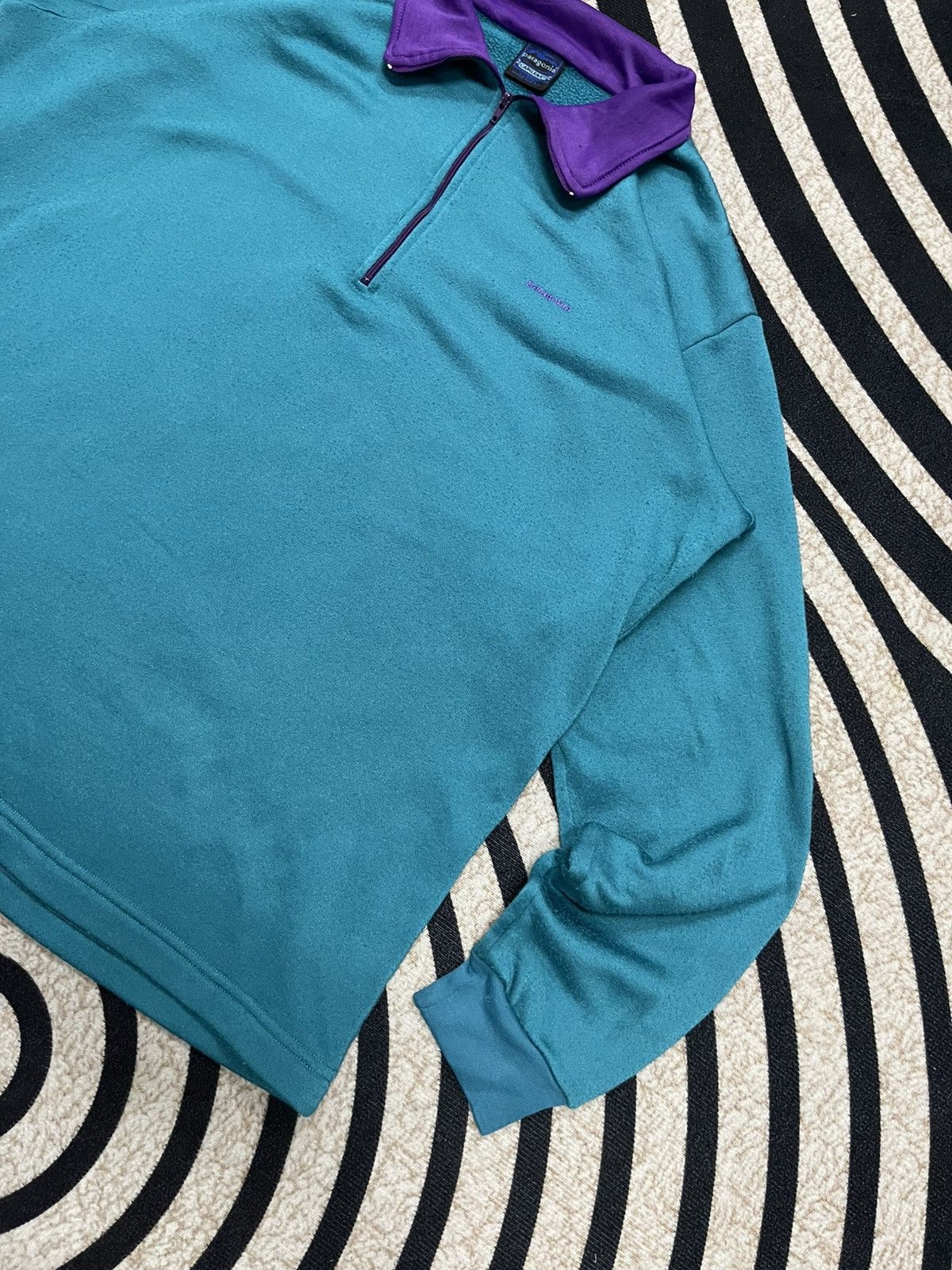 Patagonia 90s PATAGONIA CAPILENE HALF ZIPPER LONG SLEEVE Size US XL / EU 56 / 4 - 3 Thumbnail