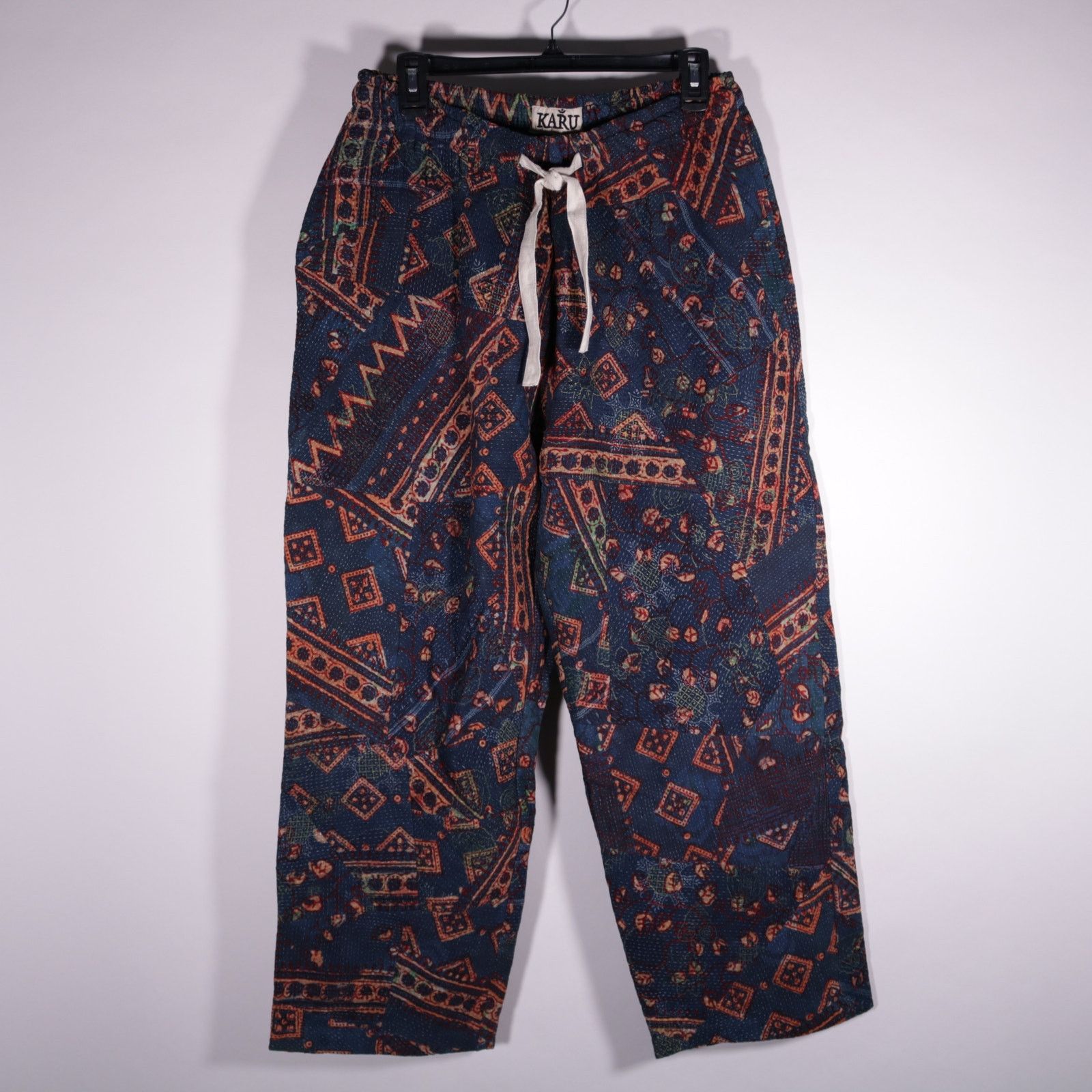 Kartik Research Karu Research Kantha Quilt Block Print Pants Kartik Size US 36 / EU 52 - 1 Thumbnail