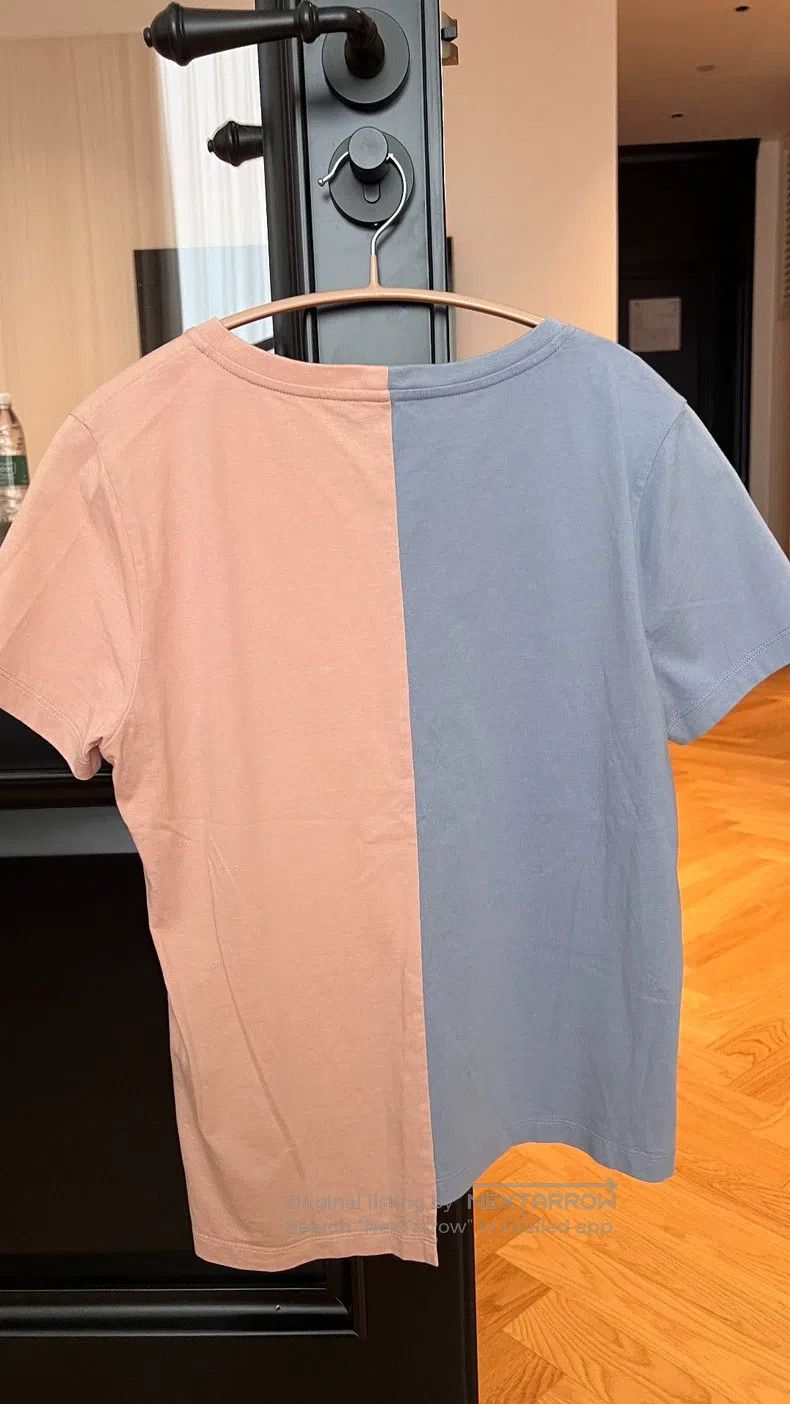 Loewe Loewe Two-color Patchwork Short Sleeve T-Shirt Size S / US 4 / IT 40 - 2 Thumbnail
