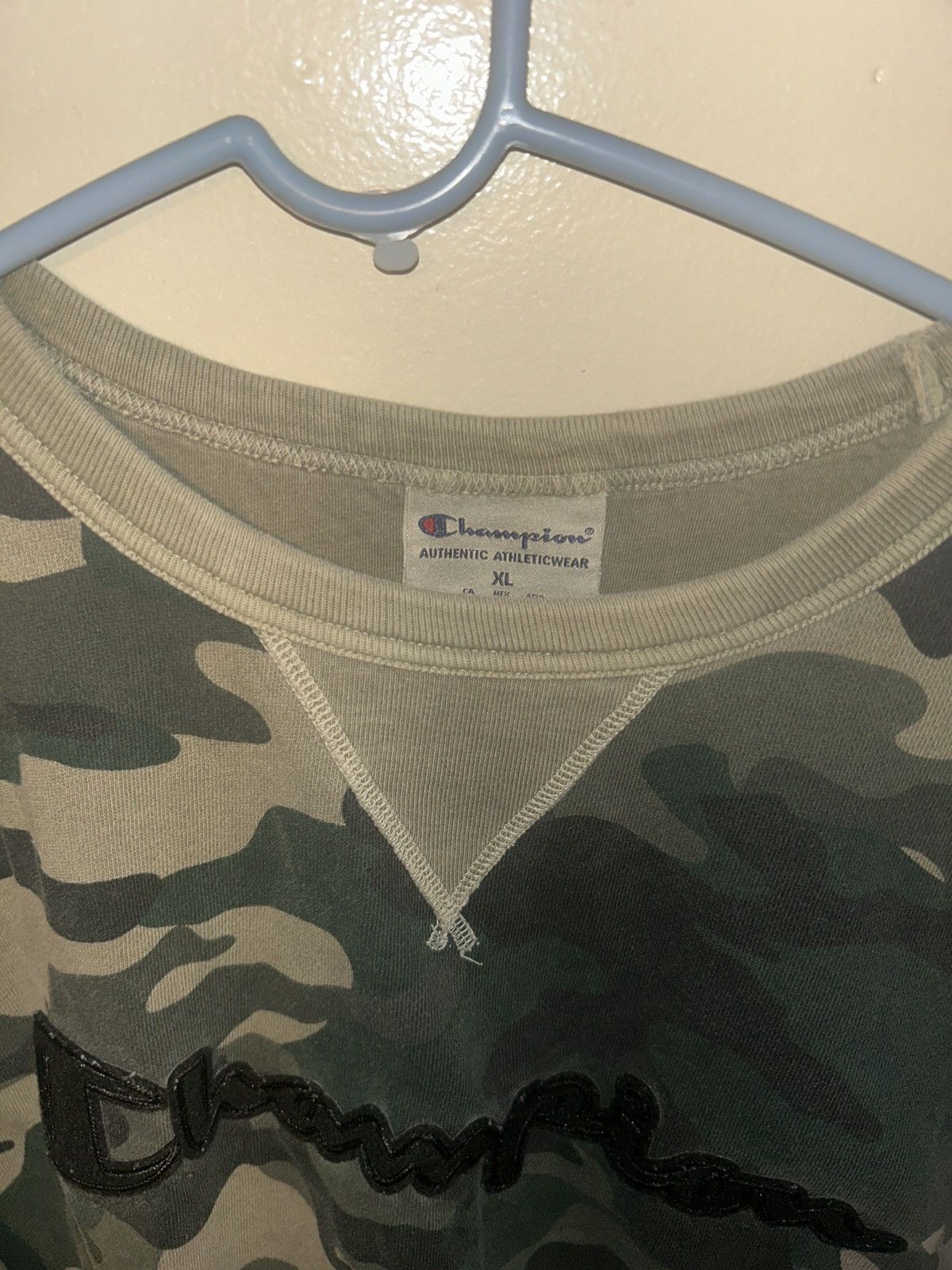 Champion Camo Champion Long Sleeve Size US XL / EU 56 / 4 - 3 Thumbnail
