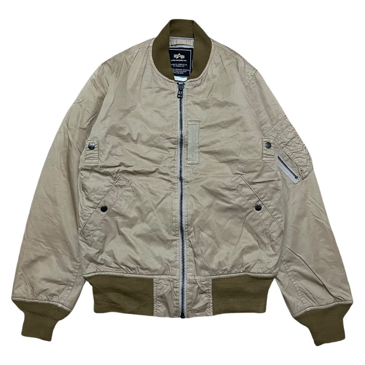 Alpha Industries × Vintage Alpha Industries MA-1 Bomber Jacket Size US M / EU 48-50 / 2 - 1 Thumbnail