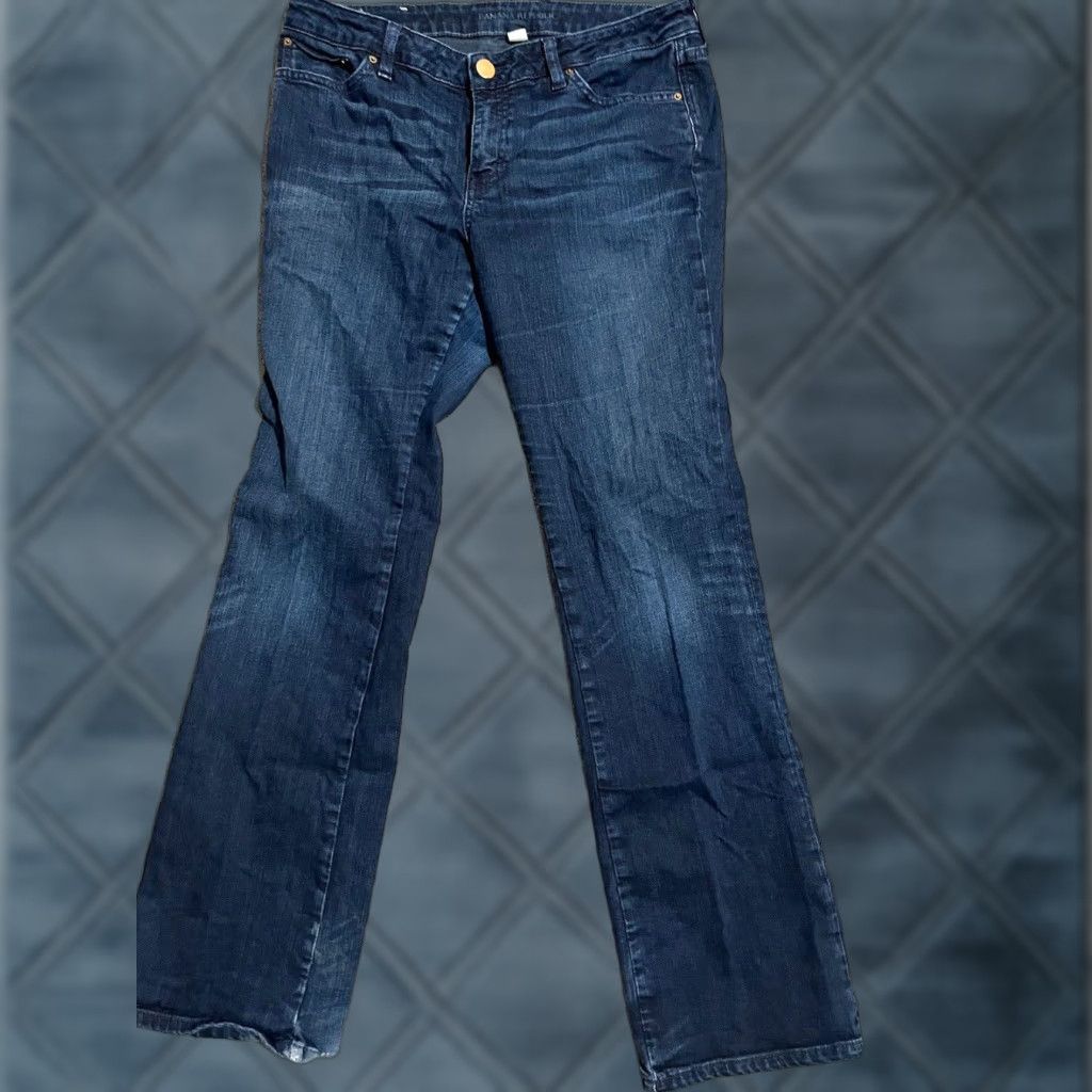 Banana Republic VINTAGE Banana Republic Jeans Bootcut Women 31 Curvy Mid Rise 33in Inseam Blue Denim Size 31 Womens Jeans Size 24" / US 00 / IT 34 - 1 Thumbnail