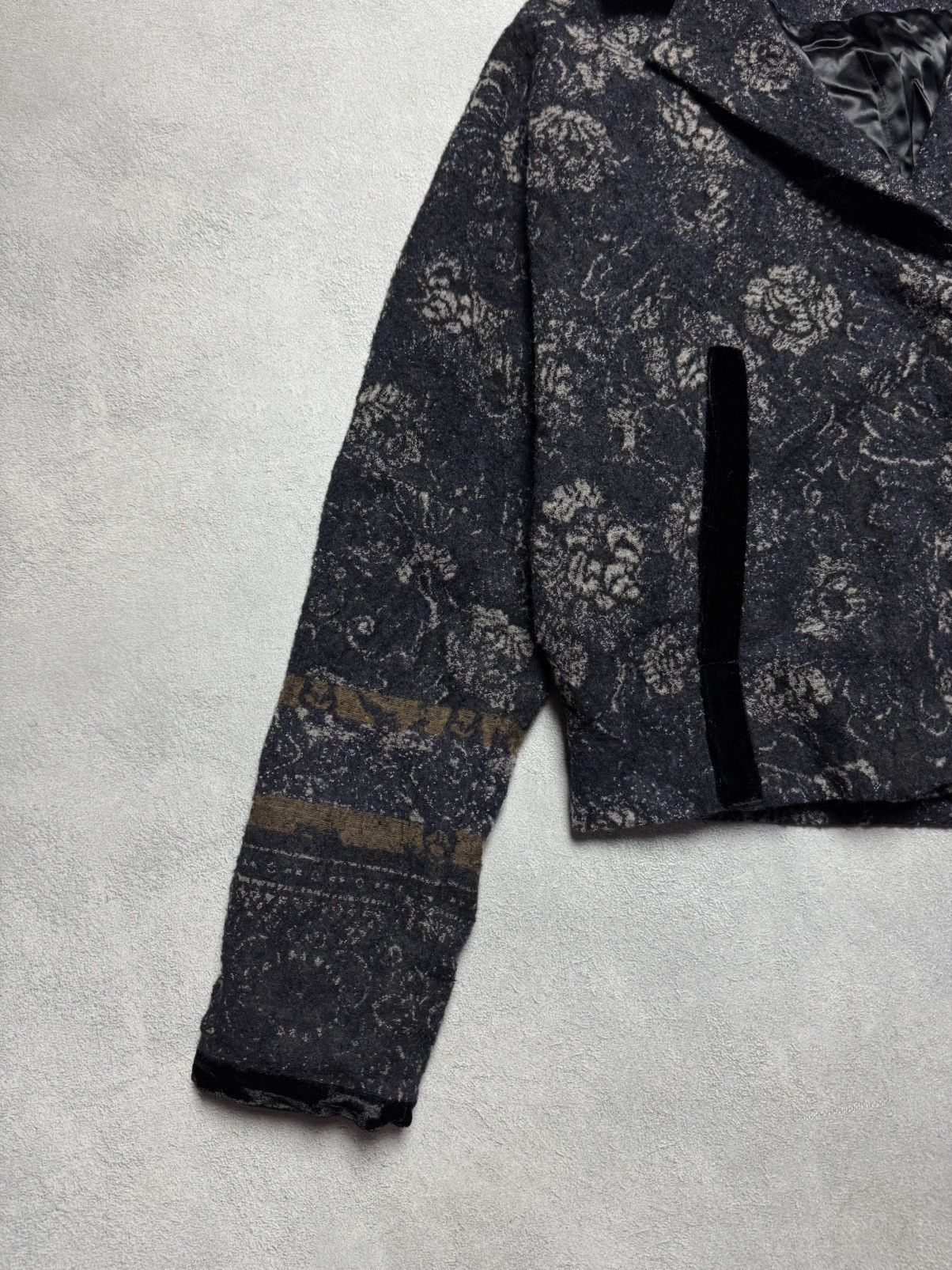 Annette Gortz Annette Gortz Floral Pattern Wool Blazer Jacket Size M / US 6-8 / IT 42-44 - 4 Thumbnail