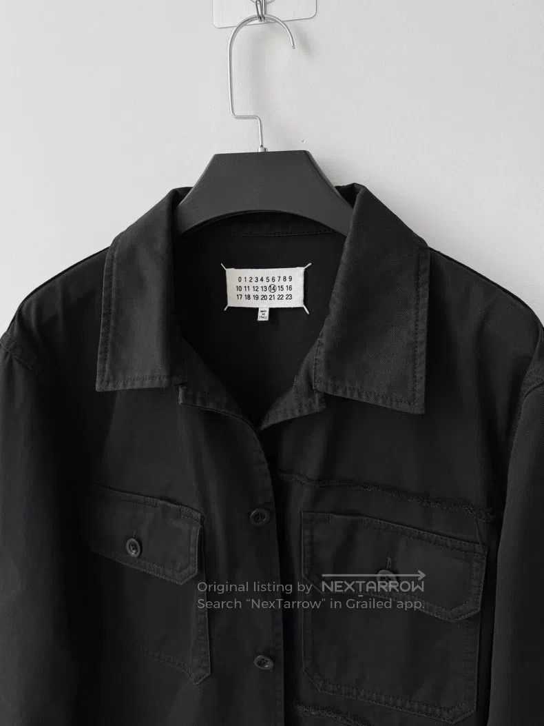 Maison Margiela Maison Margiela Size41 Micro-make old wool-edged shirts Size US XS / EU 42 / 0 - 4 Thumbnail
