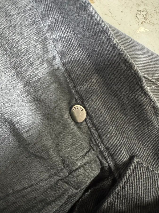 Designer × Gucci × Vintage AW2009 Gucci Grey Slim Denim Jeans Size US 30 / EU 46 - 12 Thumbnail