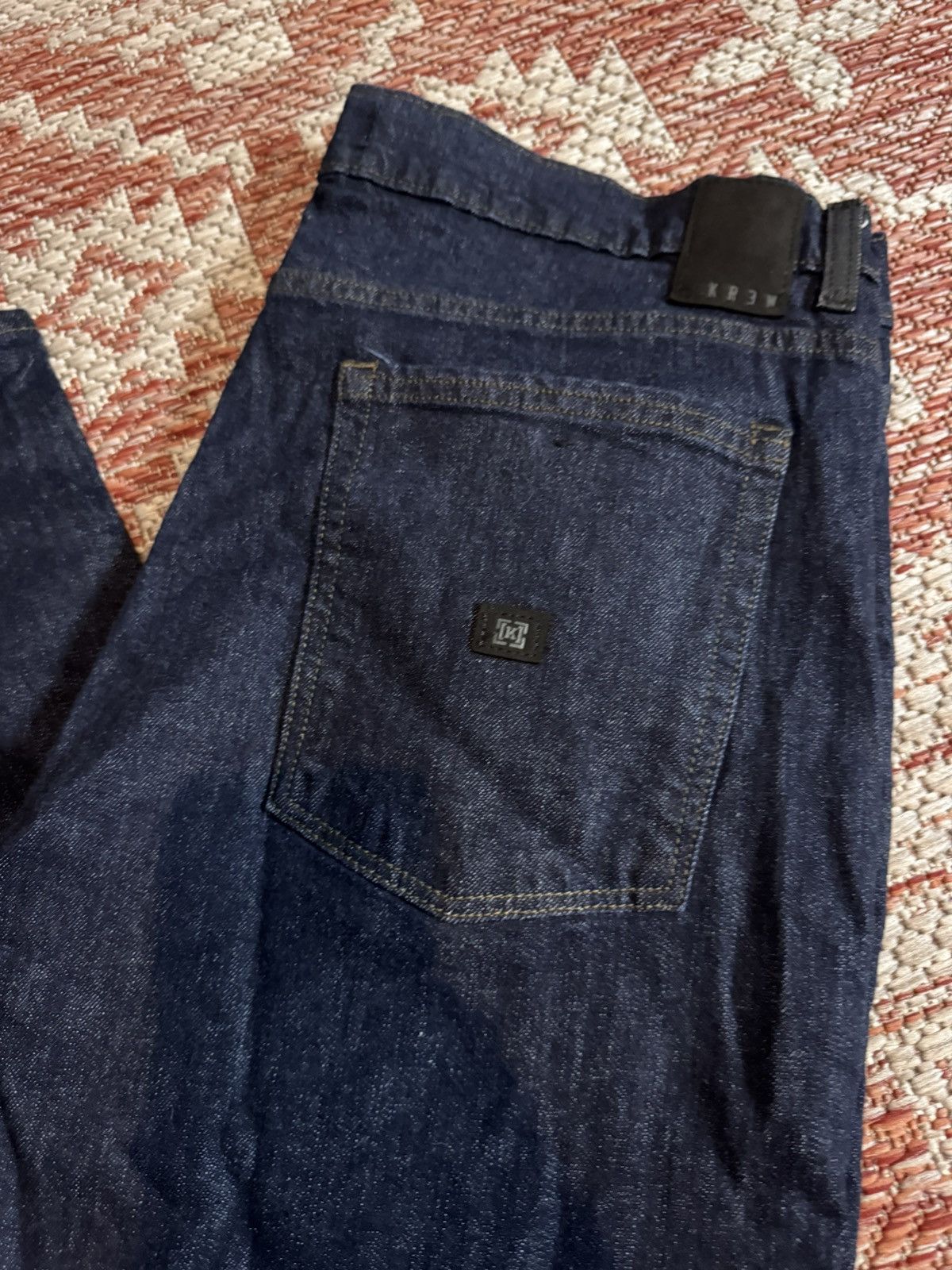 Other Kr3e Slim Straight Jeans Dark Denim Sz 38 Rare Size US 38 / EU 54 - 2 Thumbnail