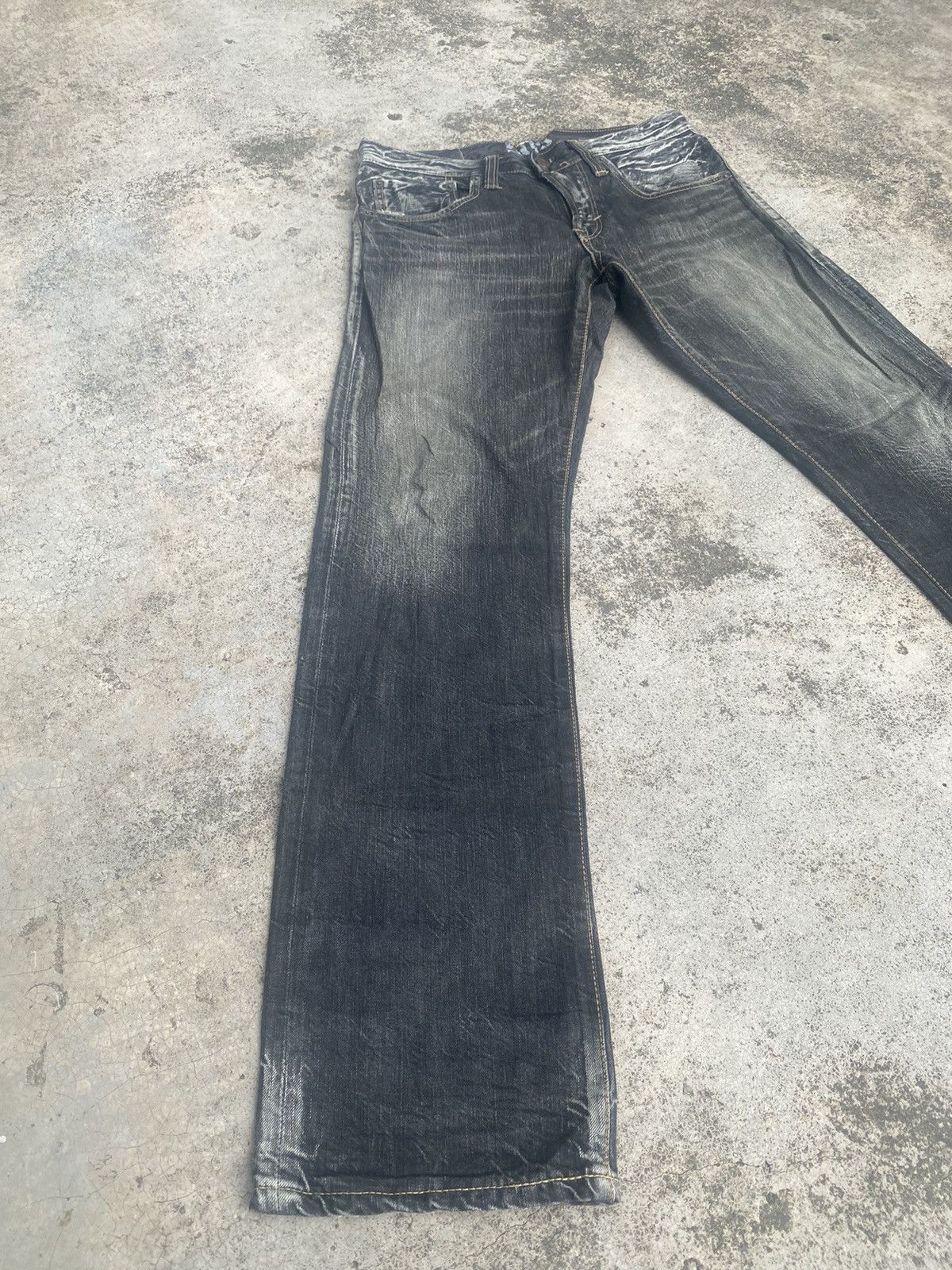 Edwin × Vintage Vintage y2k Edwin Clawmark Straightcut Jeans Size US 31 - 2 Thumbnail