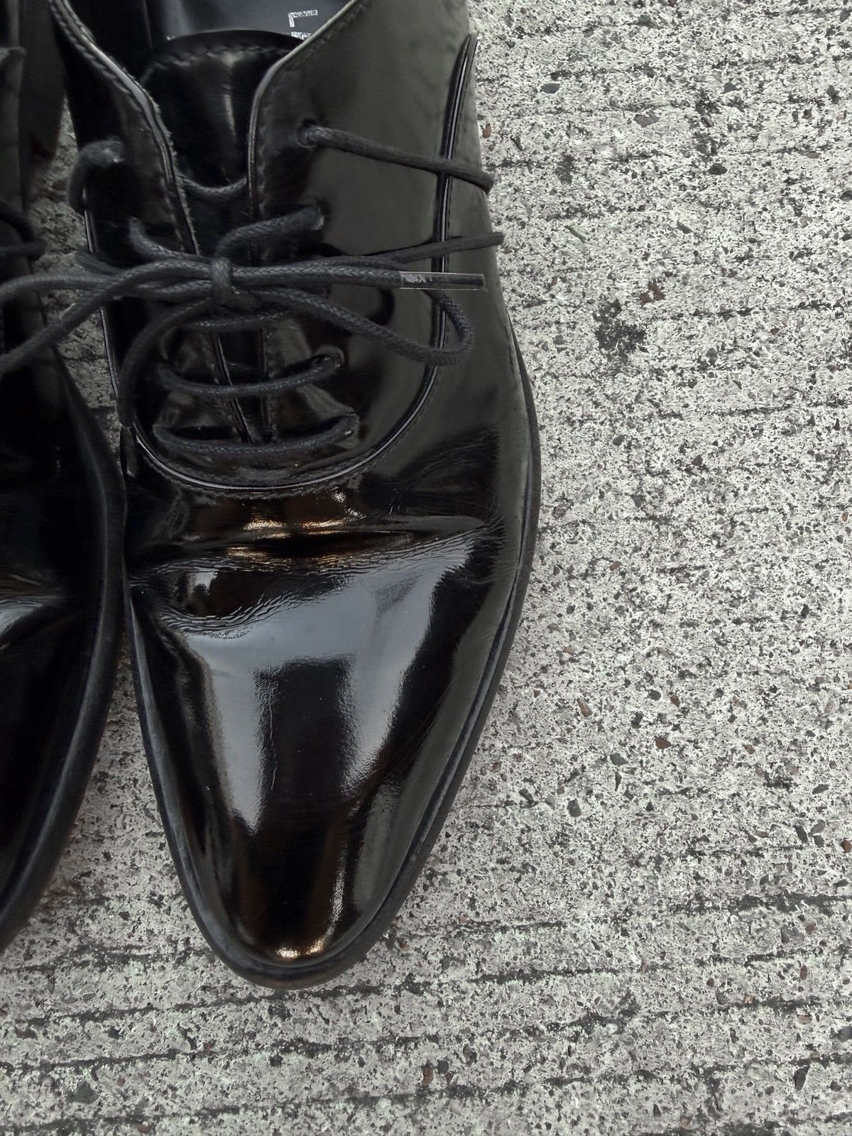 Helmut Lang Helmut Lang Patent Leather Derby Shoes Size US 6.5 / EU 39-40 - 10 Thumbnail