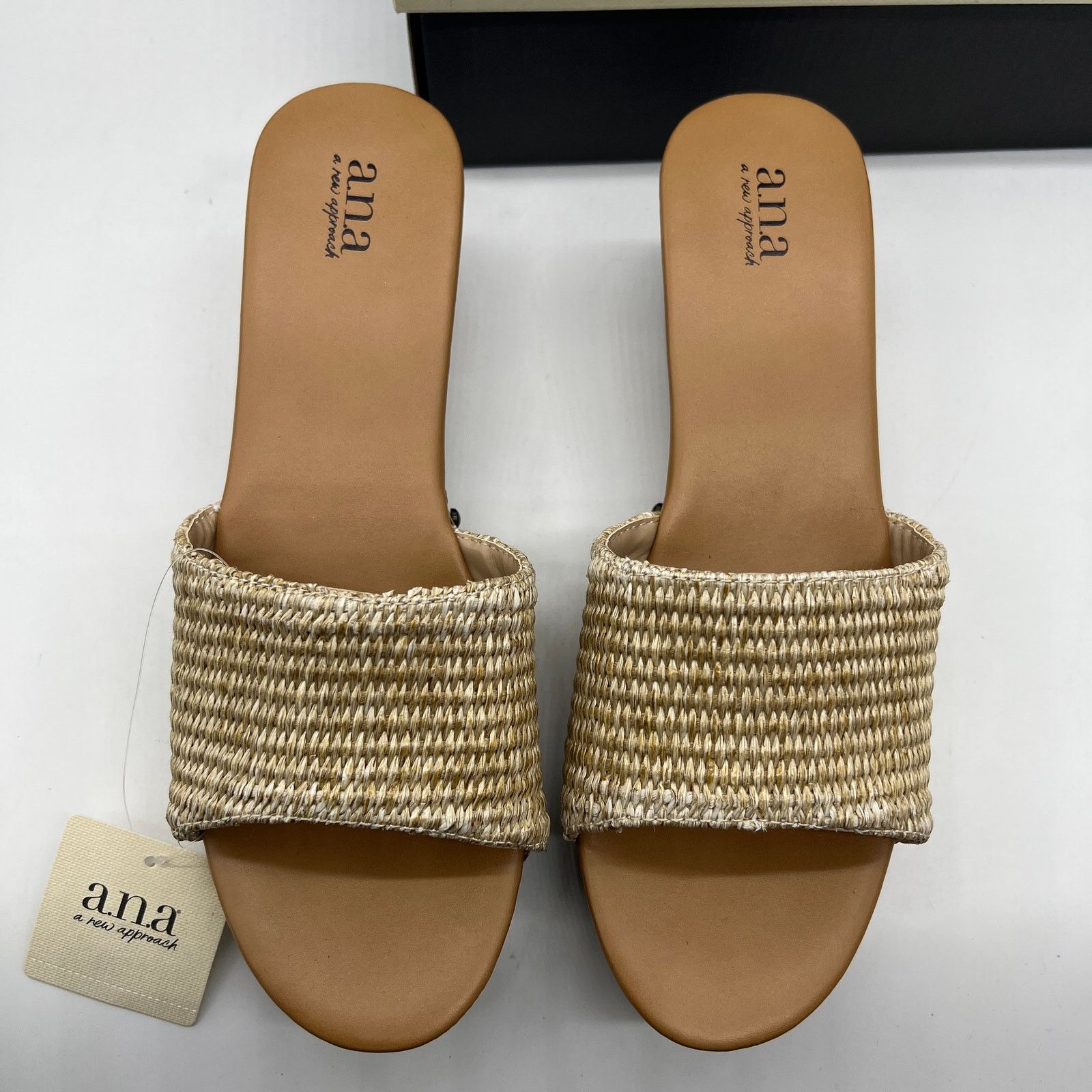 Other a.n.a. Women Shoes Robinson Casual Heel Natural Color Size US 10 / IT 40 - 7 Thumbnail