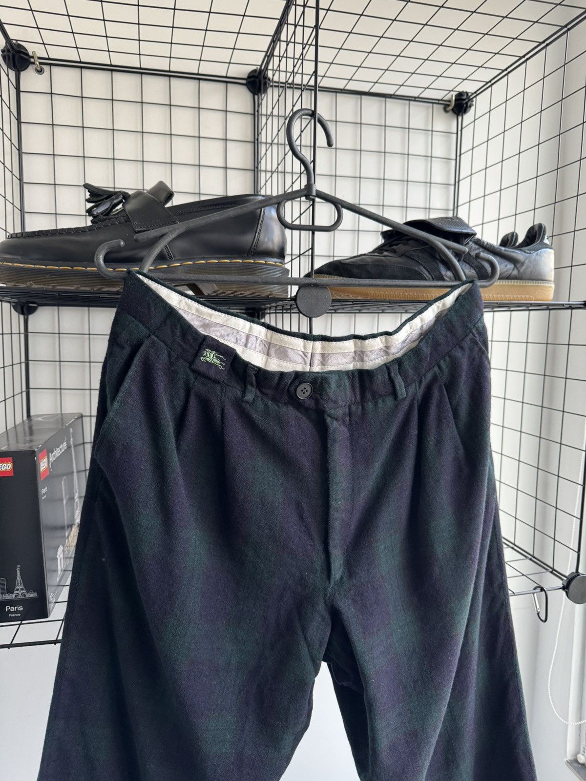 Burberry × Vintage Vintage Burberry Flannel Wool Pants Size US 30 / EU 46 - 1 Thumbnail