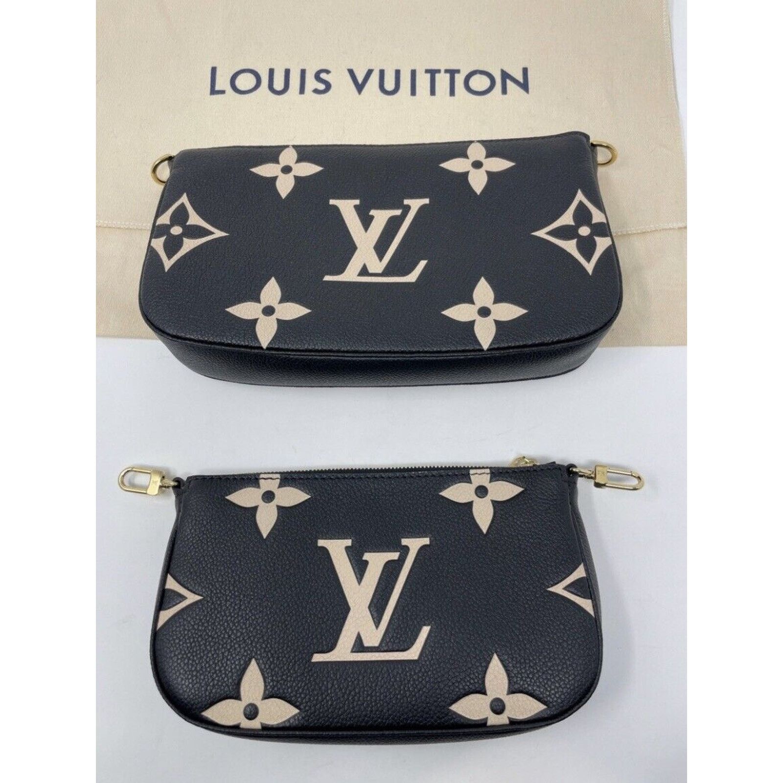 Louis Vuitton Louis Vuitton M45777 Black/Beige MULTI POCHETTE ACCESSOIRES Size ONE SIZE - 12 Thumbnail