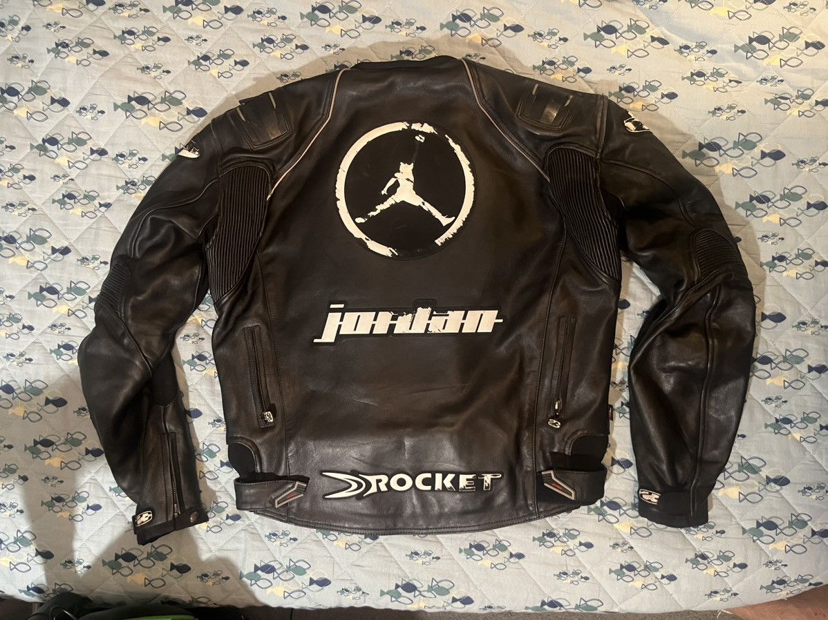 Jordan Brand MICHAEL JORDAN LEATHER MOTORCYCLE JACKET Size US M / EU 48-50 / 2 - 6 Thumbnail