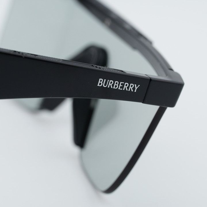 Burberry Burberry BE4480D 300169 Sunglasses Black Square Frame Size ONE SIZE - 7 Thumbnail