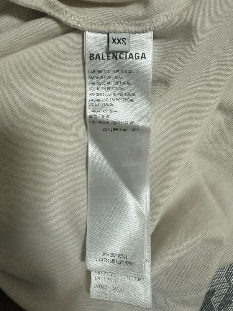Balenciaga Balenciaga White short sleeve T-shirt Size US XXS / EU 40 - 3 Thumbnail