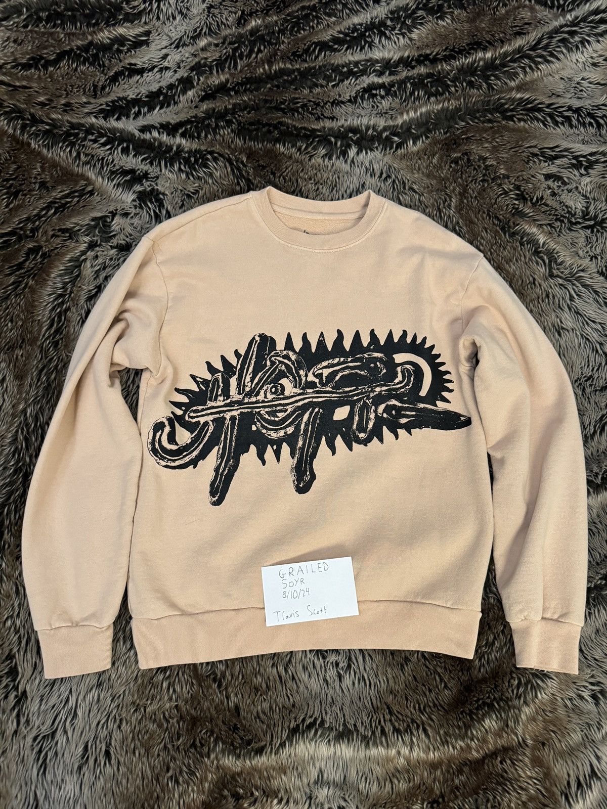 Travis Scott Travis Scott utopia print crewneck Size US S / EU 44-46 / 1 - 1 Thumbnail