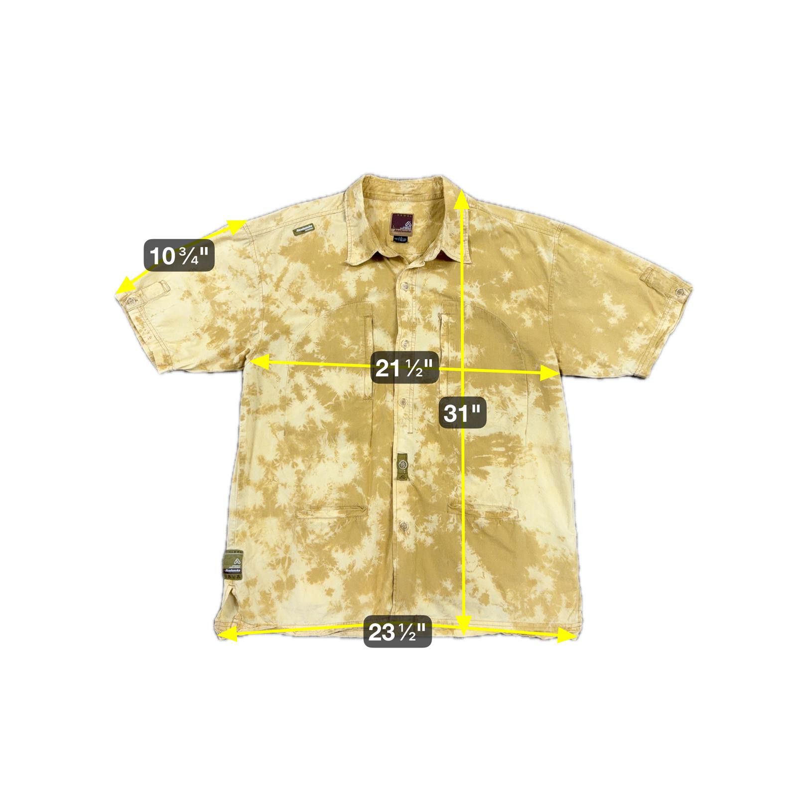 Akademiks Vtg Akademiks Men's Tie-Dye Button-Up Shirt Denim Tags - L Size US L / EU 52-54 / 3 - 6 Thumbnail