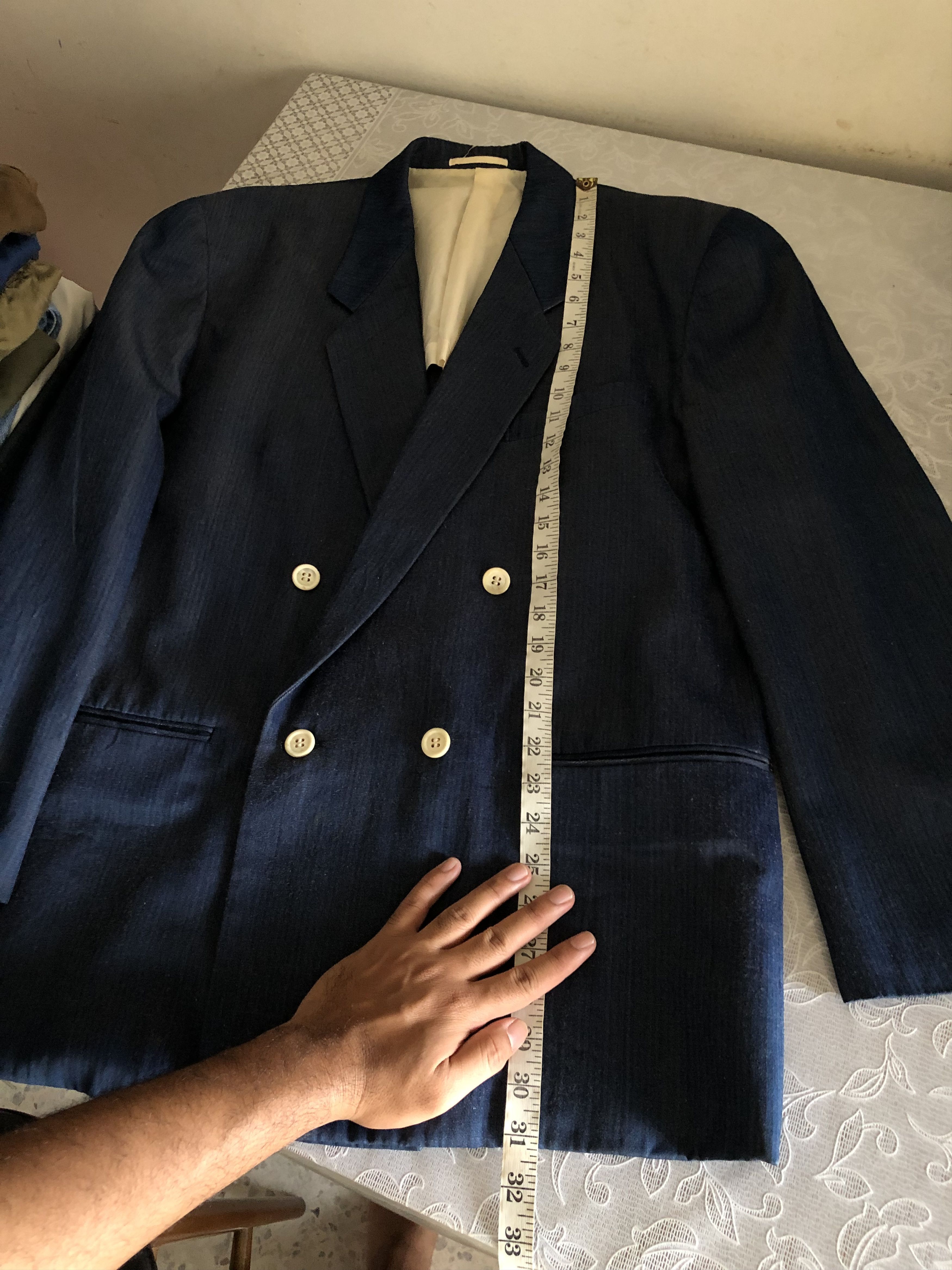 Comme des Garcons Amekaji❗️Comme des Garcons Homme Plus Faded Denim Blazer Size US M / EU 48-50 / 2 - 23 Thumbnail