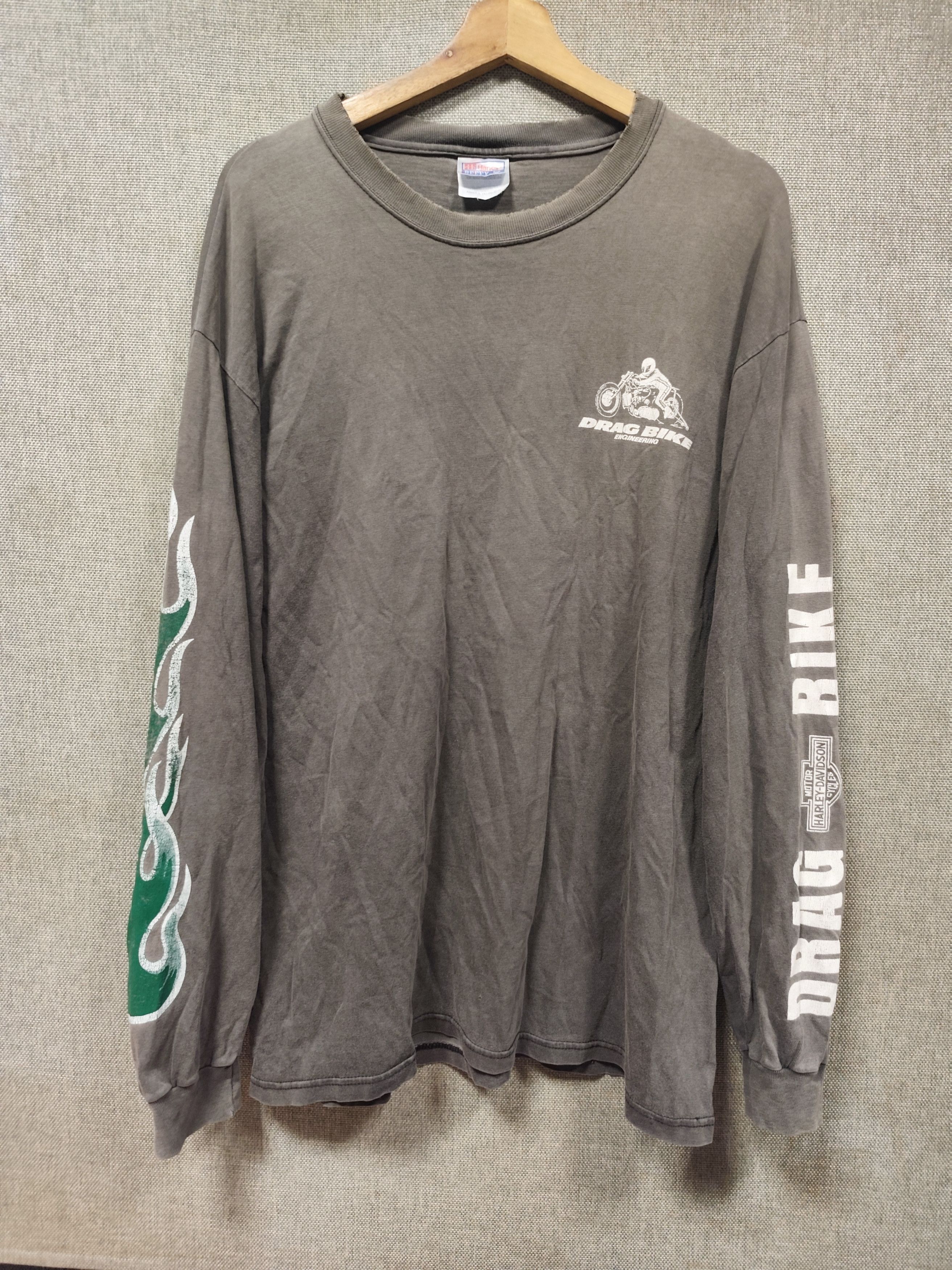Harley Davidson Vintage Long sleeve drag bike Harley Davidson Size US L / EU 52-54 / 3 - 1 Thumbnail