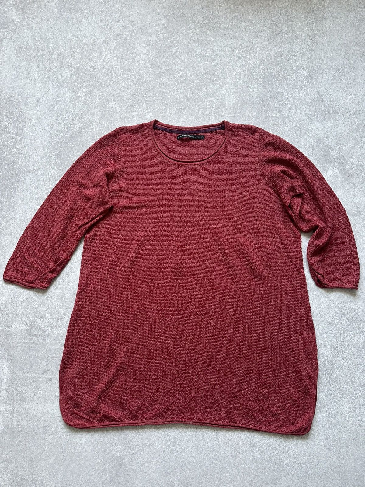 Designer × Vintage Sweater Gudrun Sjoden 100% linen size L Size L / US 10 / IT 46 - 2 Thumbnail