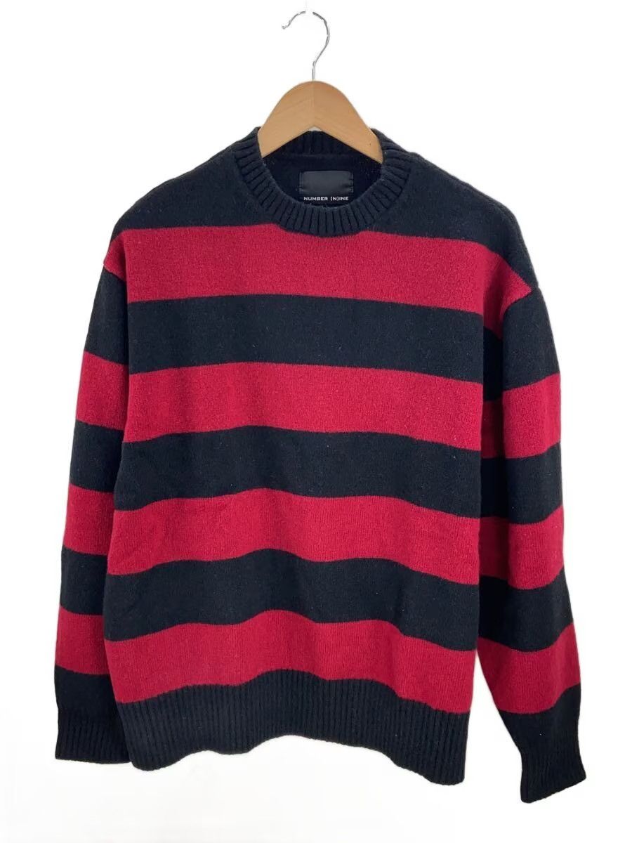 Number (N)ine Number (N)ine 2003AW 'Kurt Cobain' Red Black Sweater