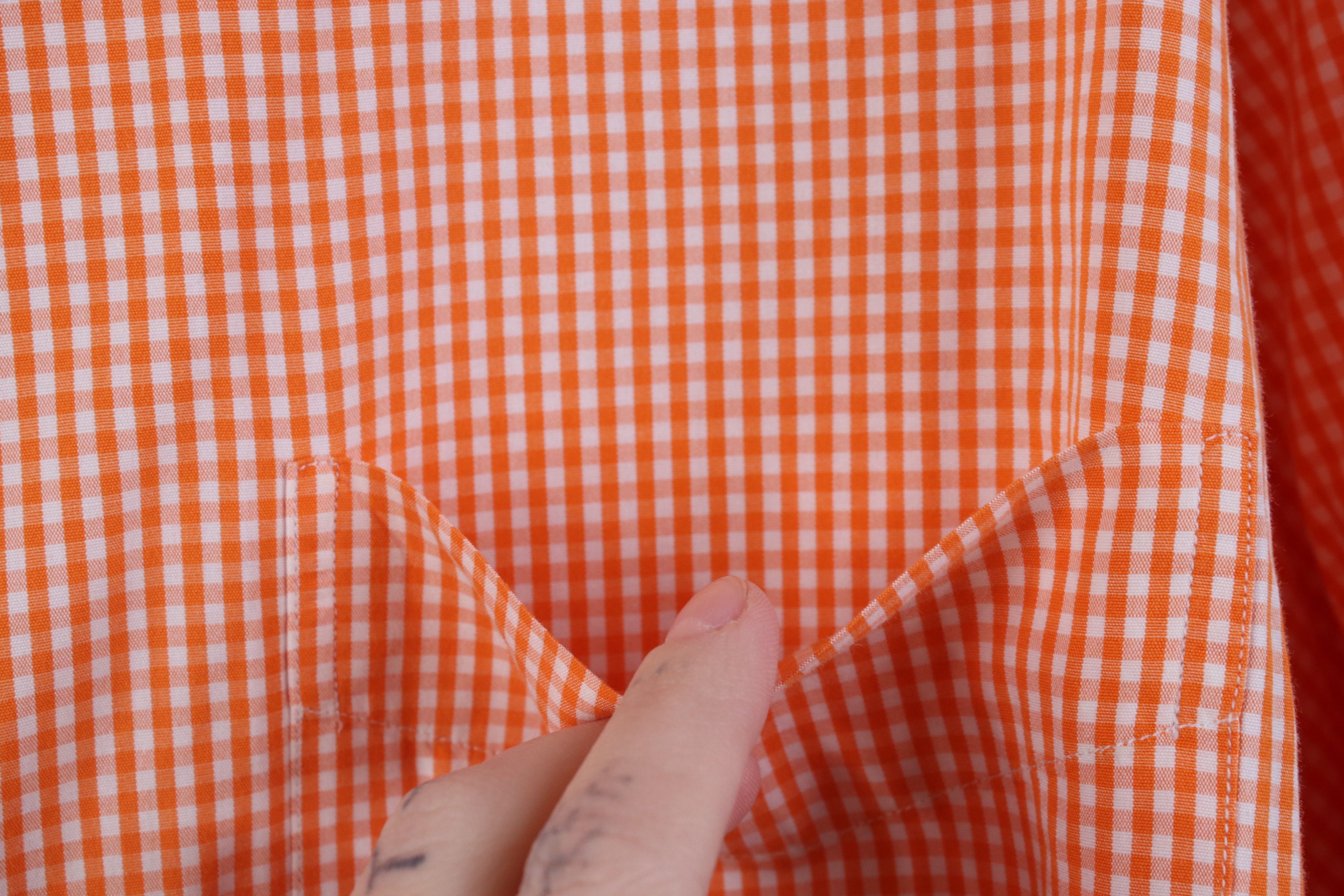 Polo Ralph Lauren Ralph Lauren Fine Two Ply 100s Button Shirt Gingham Plaid Size US XL / EU 56 / 4 - 7 Thumbnail