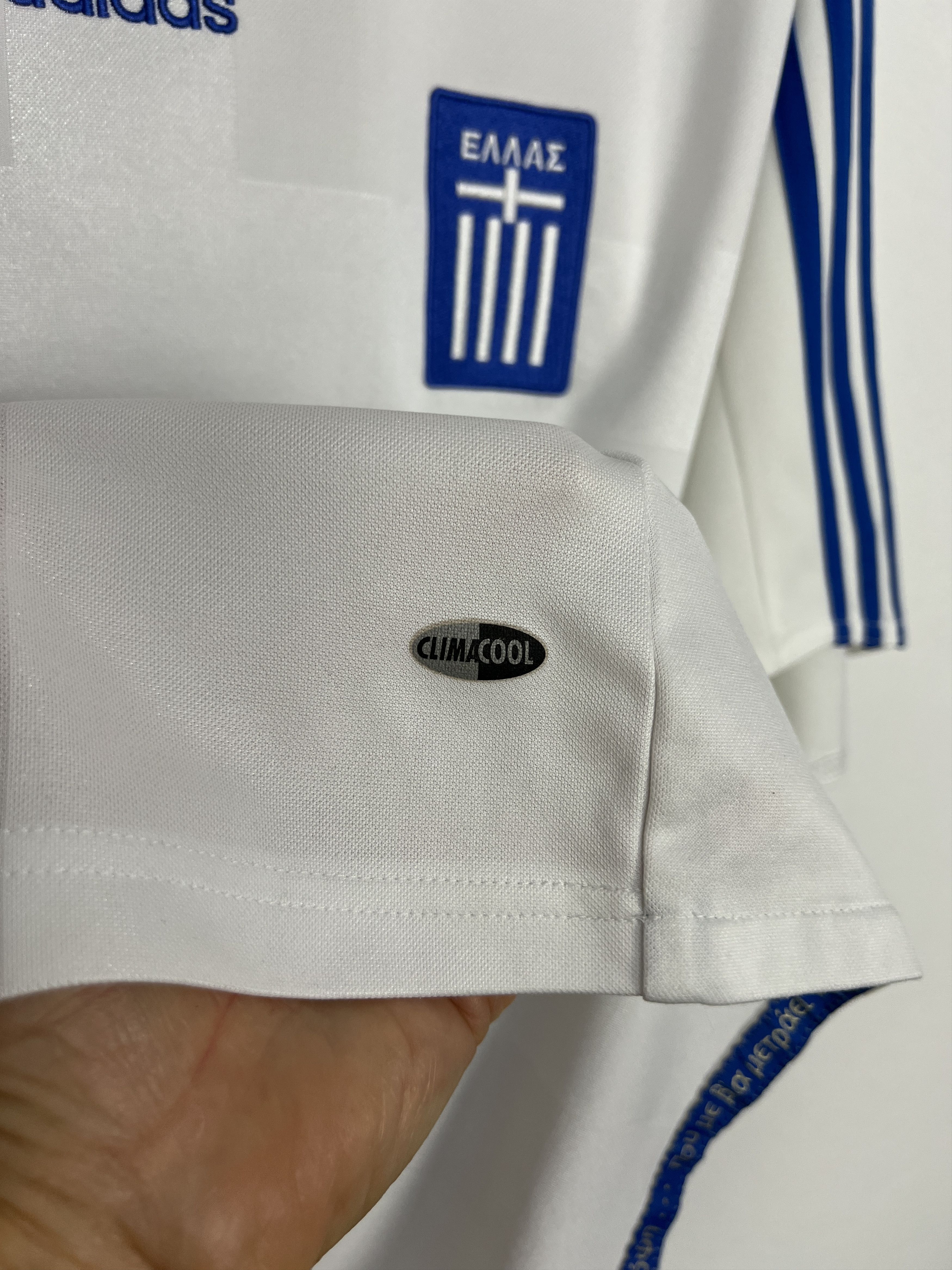 Adidas Greece Home football shirt 2008 Soccer Adidas Jersey Trikot Size US XL / EU 56 / 4 - 4 Thumbnail