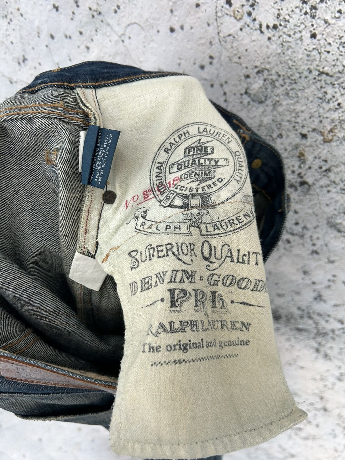 Polo Ralph Lauren Vintage Polo Ralph Lauren Selvedge Denim Washed 90s Rare Size US 29 - 11 Thumbnail