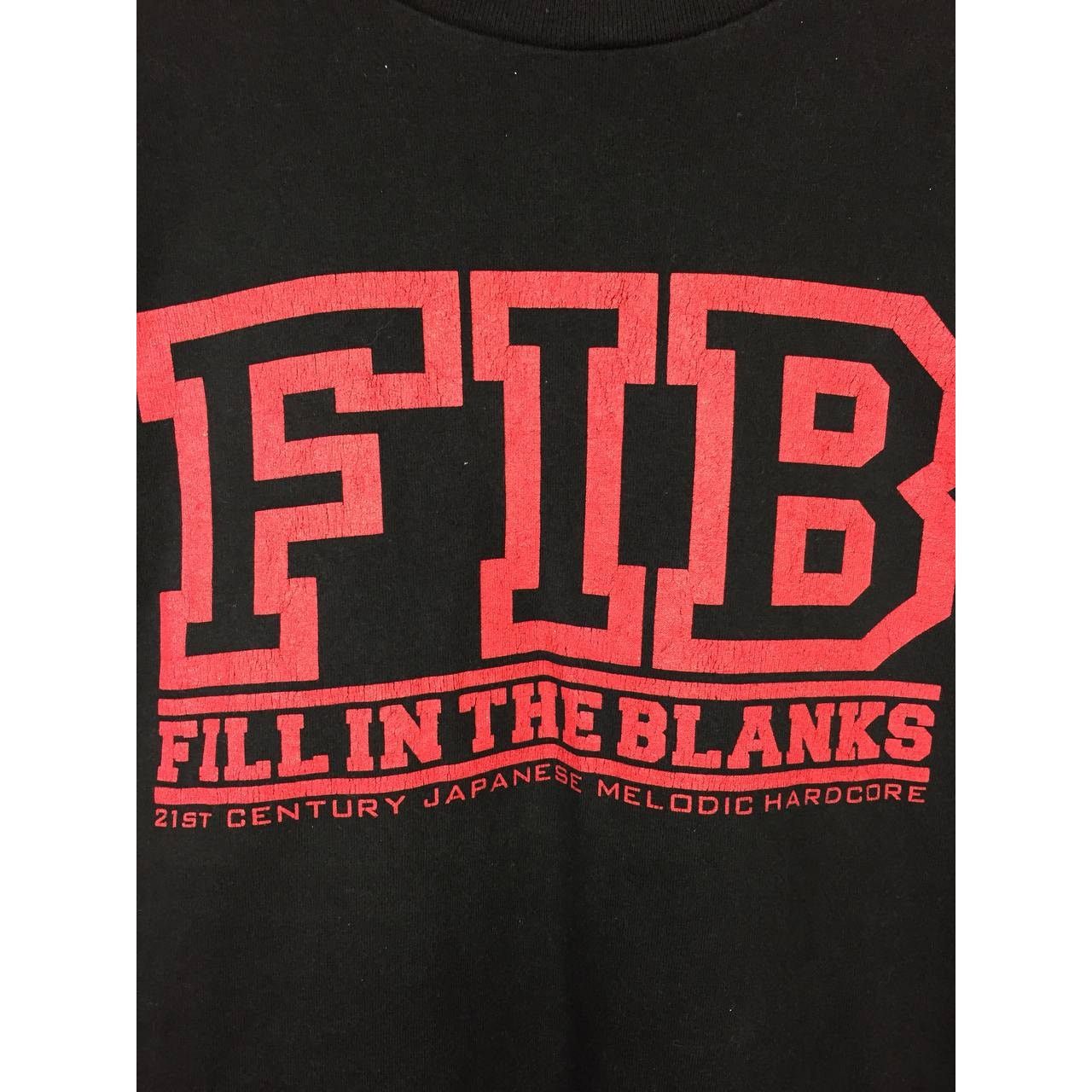 Band Tees Fill In The Blanks Japanese Melodic Hardcore Band Tee Size US L / EU 52-54 / 3 - 5 Thumbnail