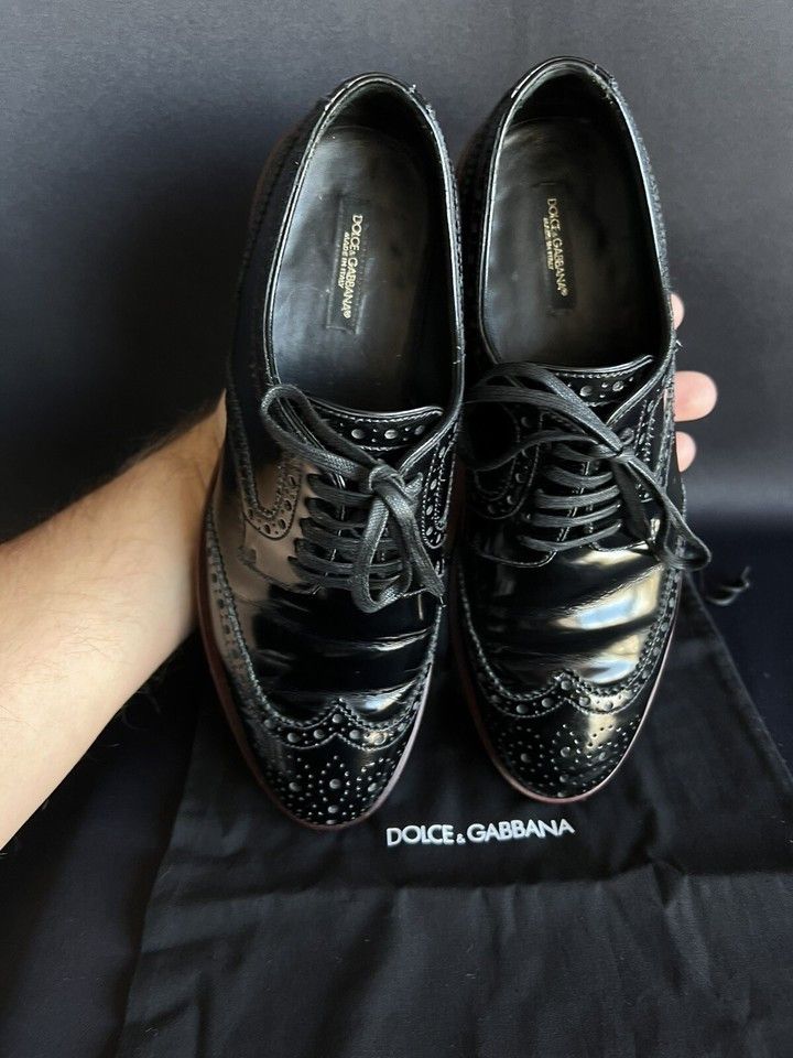 Dolce & Gabbana Dolce & Gabbana Oxfords Shoes Patent Leather Size 37 Size US 7 / IT 37 - 3 Thumbnail
