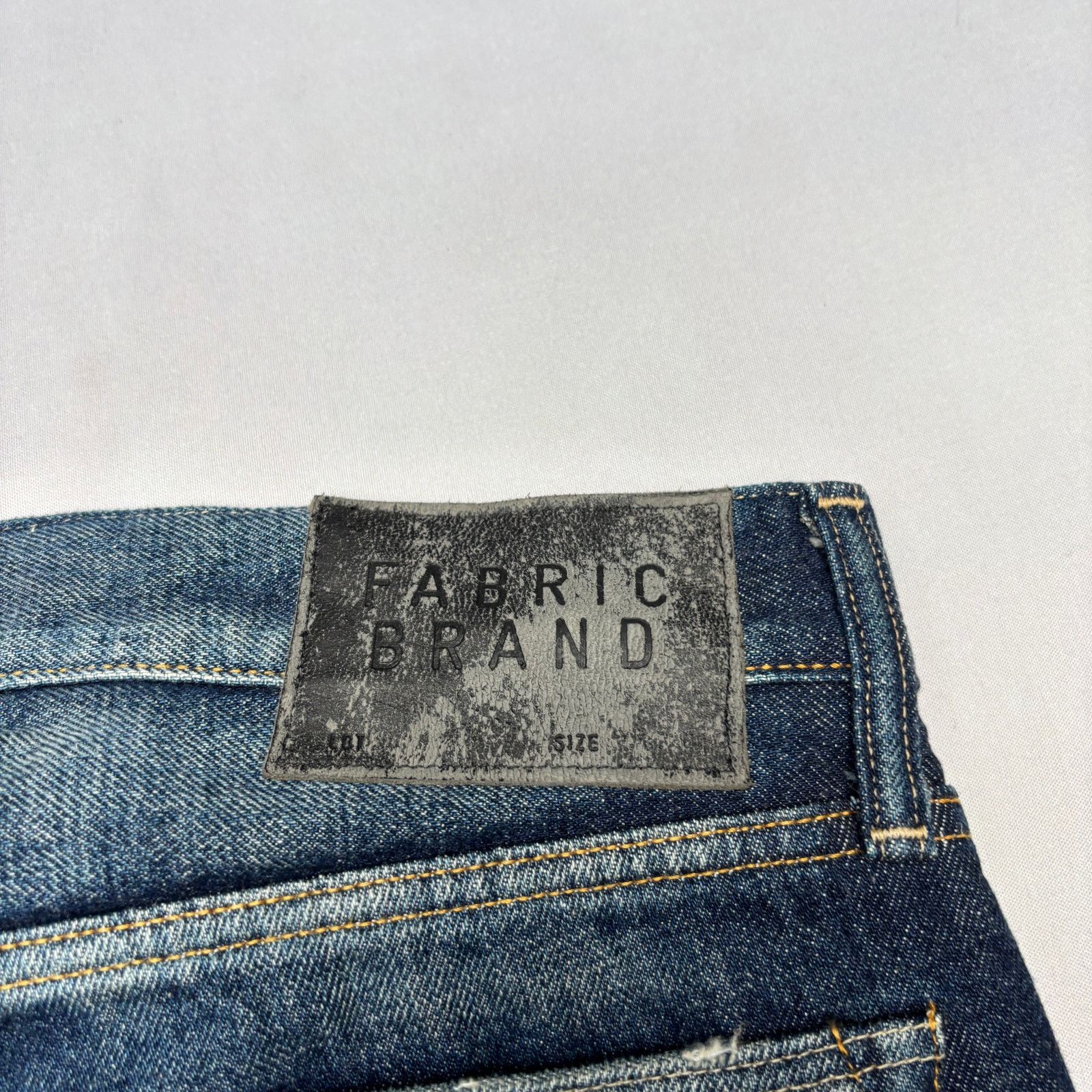 Fabric Brand & Co. Fabric Brand & Co Selvedge Denim Slim Fit Jeans Men's 30x33 Size US 30 / EU 46 - 4 Thumbnail