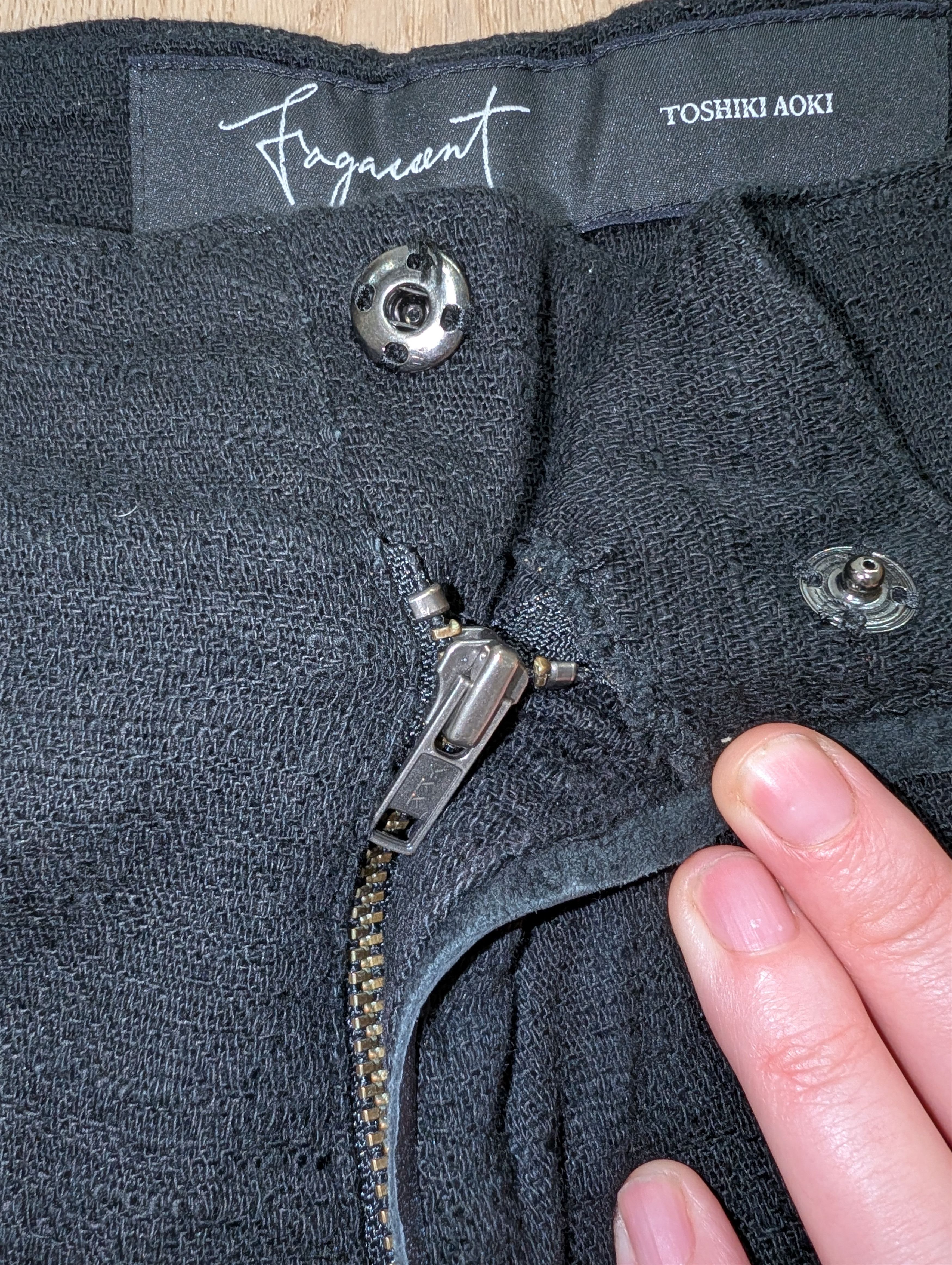Fagassent Toshiki Aoki Faggasent Toshiki Aoki Avangard men’s Linen Faded Pants Size US 34 / EU 50 - 4 Thumbnail
