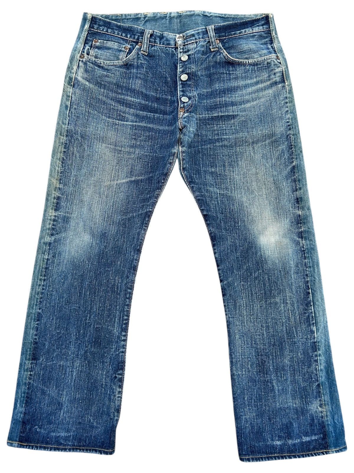 Maison MIHARA YASUHIRO MIHARAYASUHIRO X SUGAR CANE Selvedge Distressed Denim Jeans Size US 36 / EU 52 - 1 Thumbnail