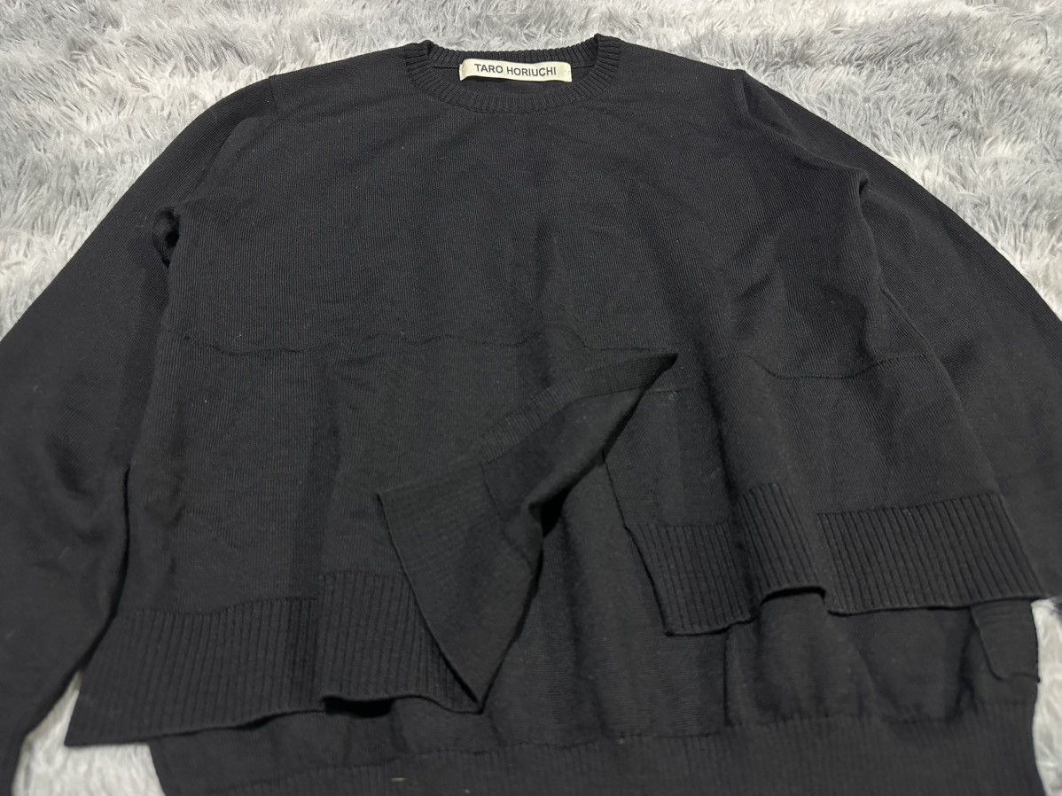 Japanese Brand 🔥Japanese Designer Archived Tora Horiuchi Asymmetric Sweater Size US S / EU 44-46 / 1 - 3 Thumbnail
