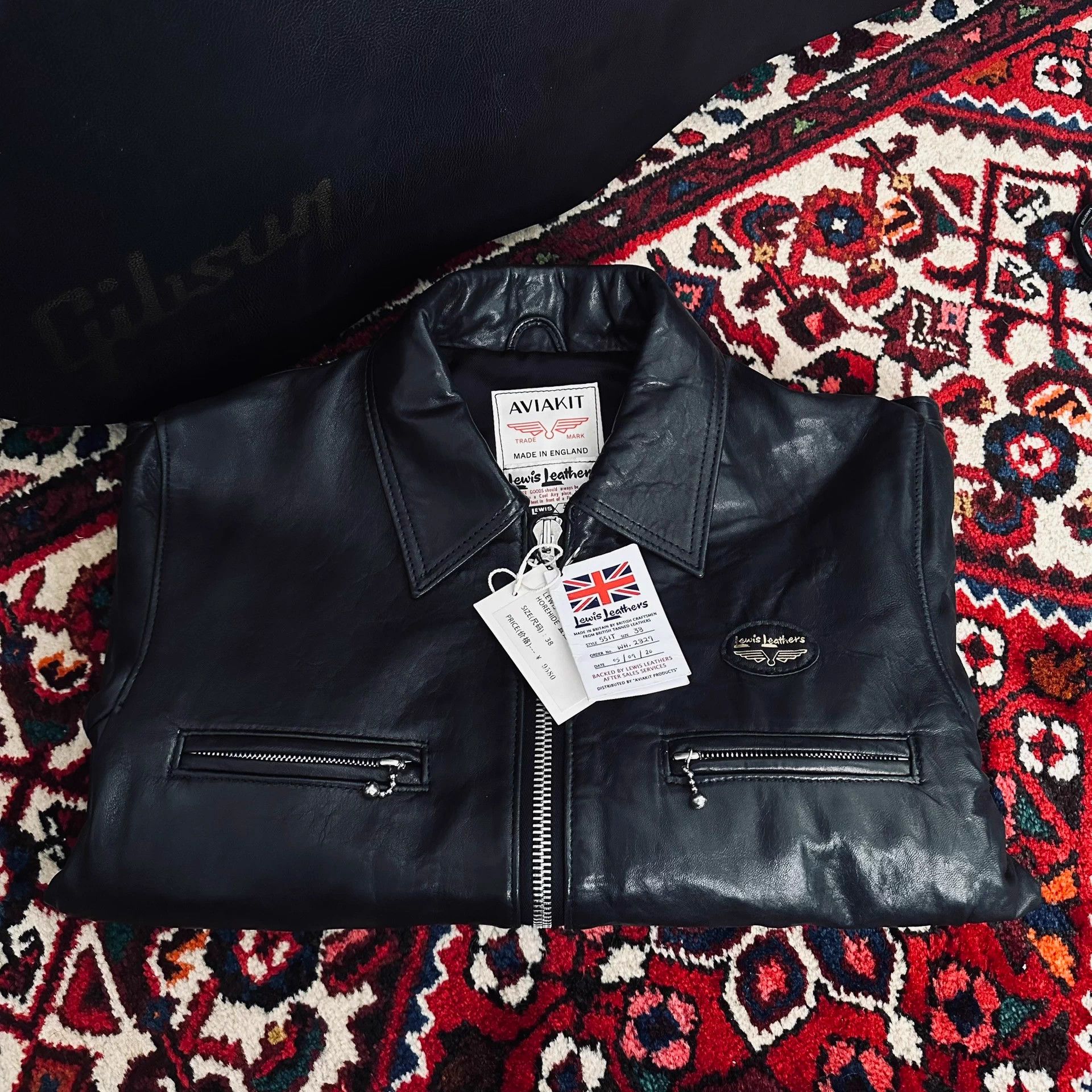 Lewis Leathers Lewis Leathers 551T Sheepskin Straight-38 New Leather Jacket Size US M / EU 48-50 / 2 - 6 Thumbnail