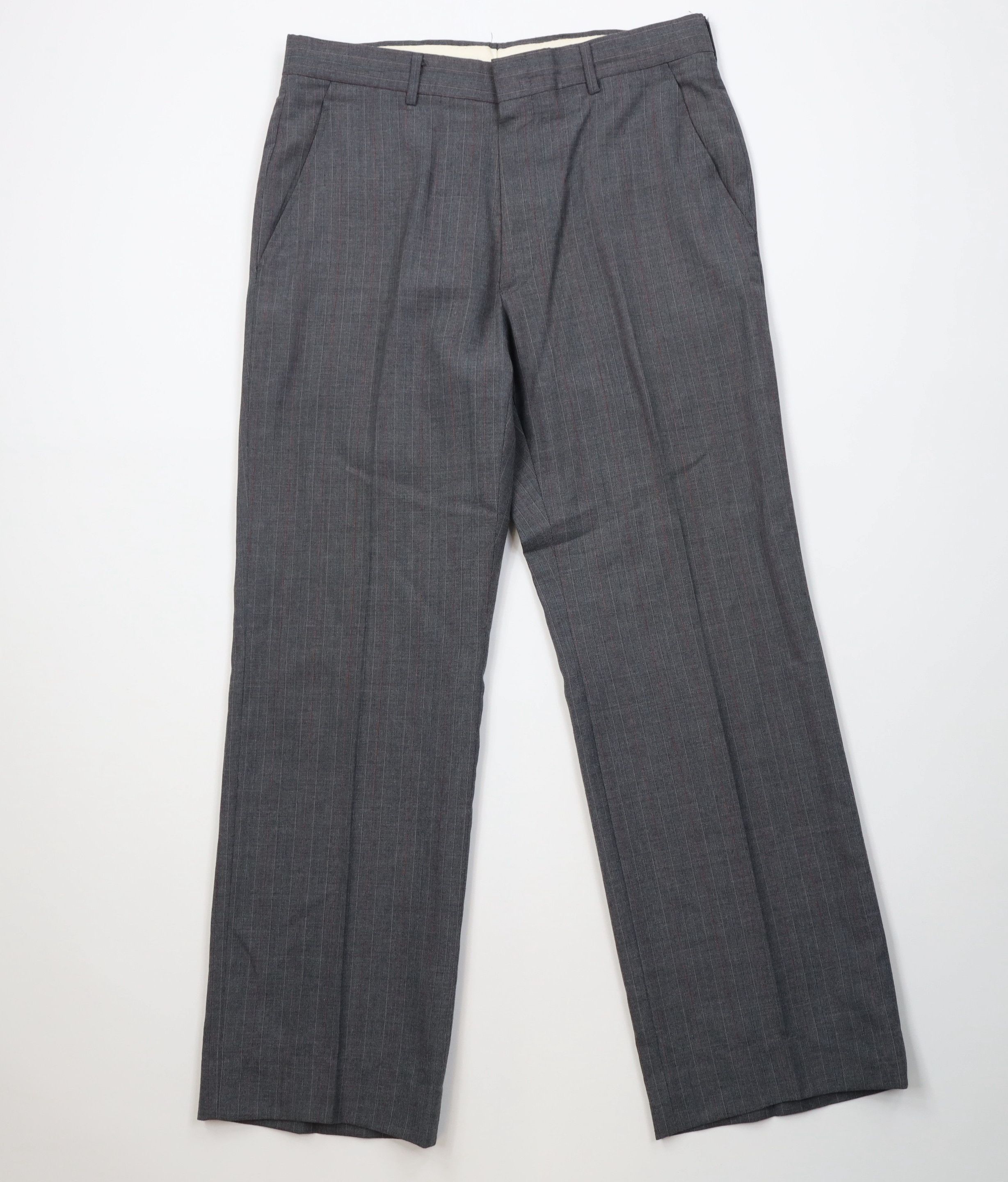 Vintage Vintage 70s Knit Rainbow Striped Wide Leg Chino Pants USA Size US 32 / EU 48 - 1 Thumbnail