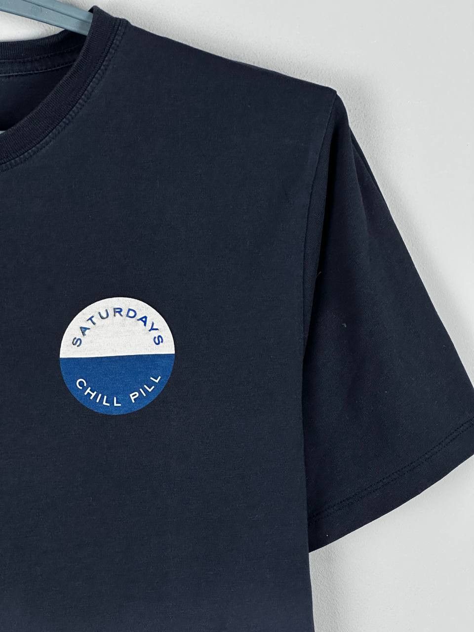 Saturdays NYC Saturdays New York City Navy Casual Logo T Shirt Size US S / EU 44-46 / 1 - 4 Thumbnail