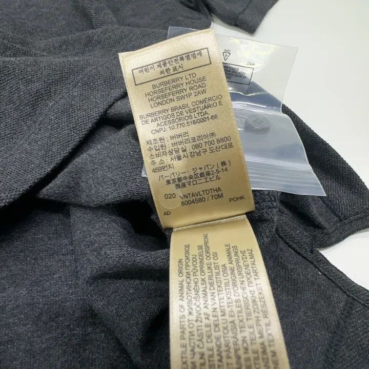 Burberry Burberry Burberry Gray Short Sleeve Polo Shirt-2507 Size US S / EU 44-46 / 1 - 9 Thumbnail