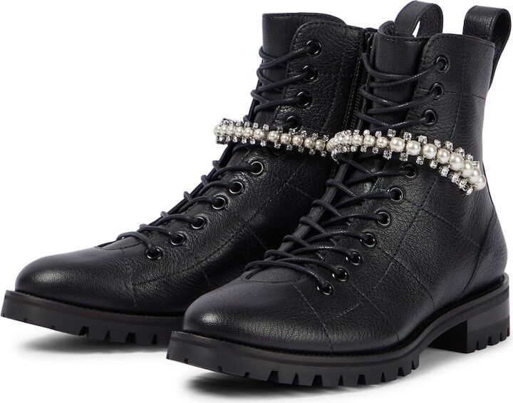 Jimmy Choo o1y0326 Ankle Boots in Black Size US 4.5 / IT 34.5 - 5 Thumbnail