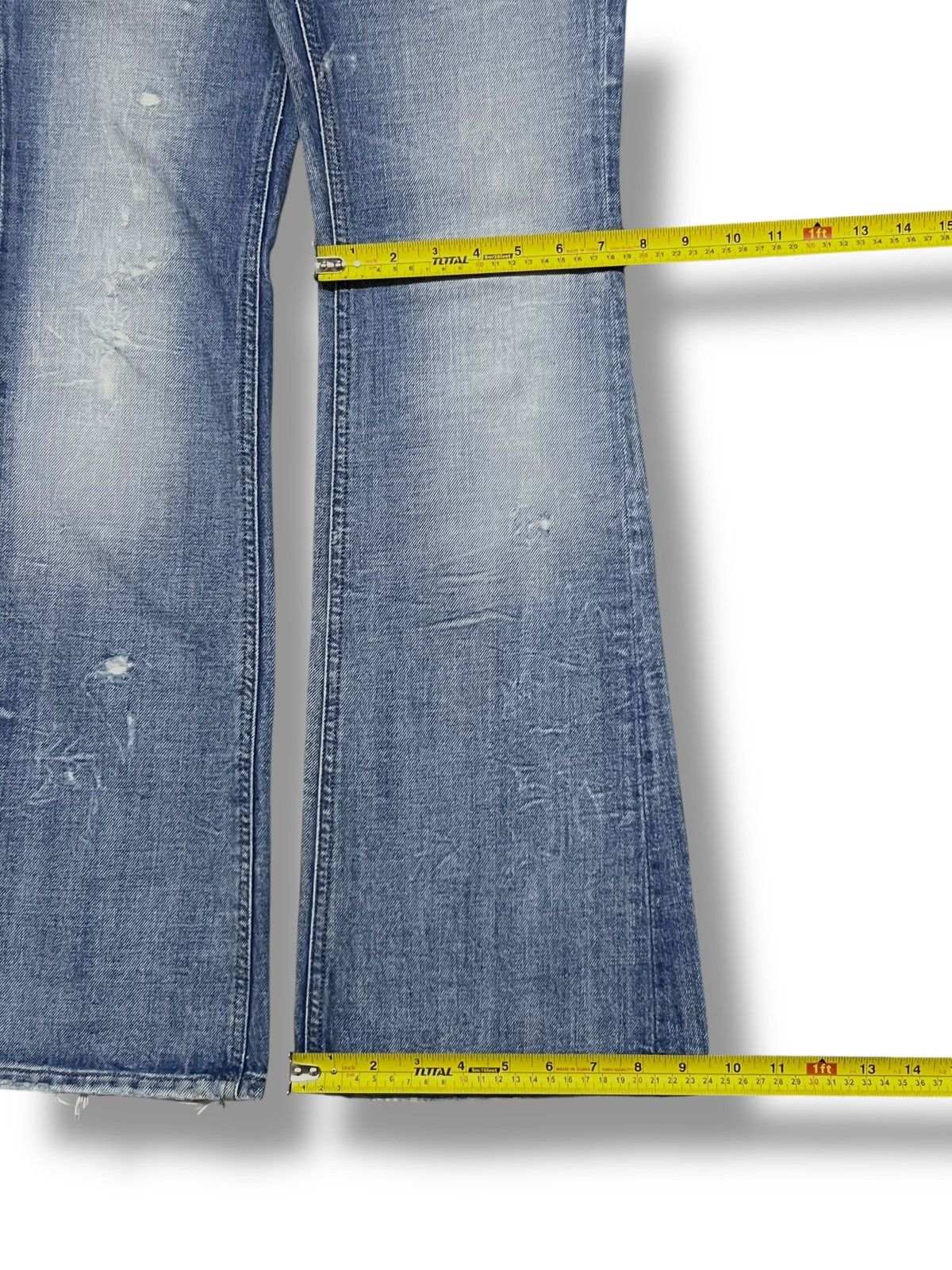Diesel Flared Vintage Diesel Louvely Italy - Faded Wash Jeans Size 29" - 19 Thumbnail
