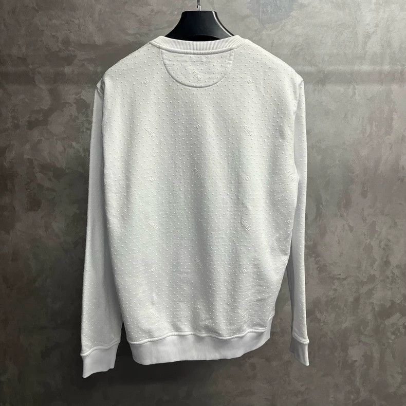Fendi Fendi White Long Sleeve Crewneck Sweatshirt Size US L / EU 52-54 / 3 - 5 Thumbnail