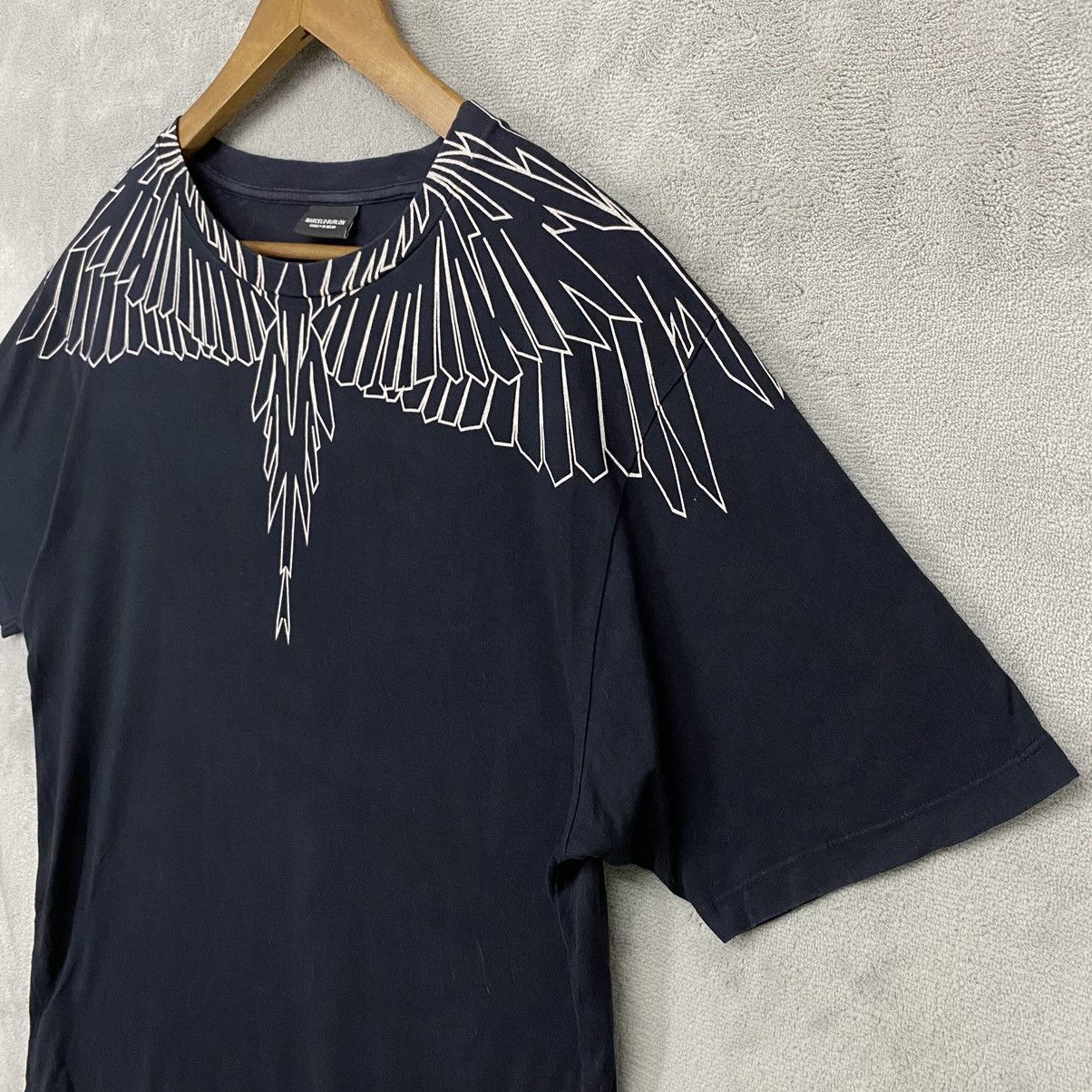 Marcelo Burlon MARCELO BURLON WING BLACK TEE Size US M / EU 48-50 / 2 - 2 Thumbnail